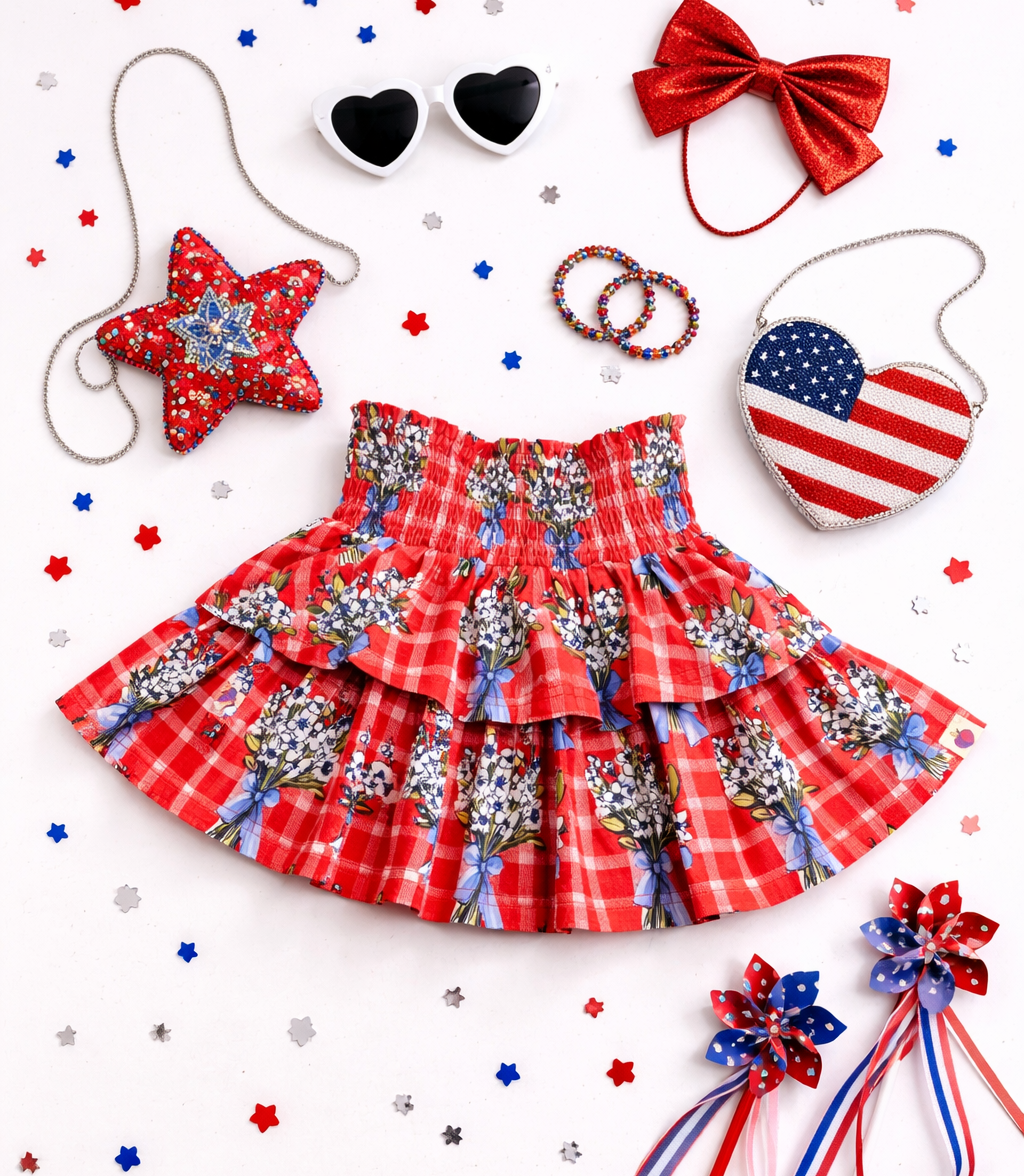 Blair Skirt - Patriotic Picnic (Pre-Order)
