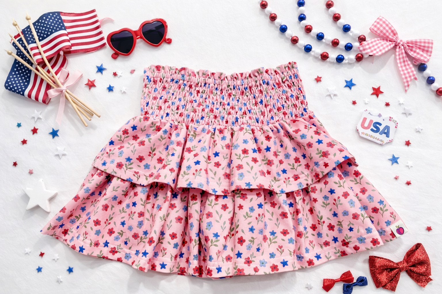Blair Skirt - Star Spangled Garden (Pre-Order)