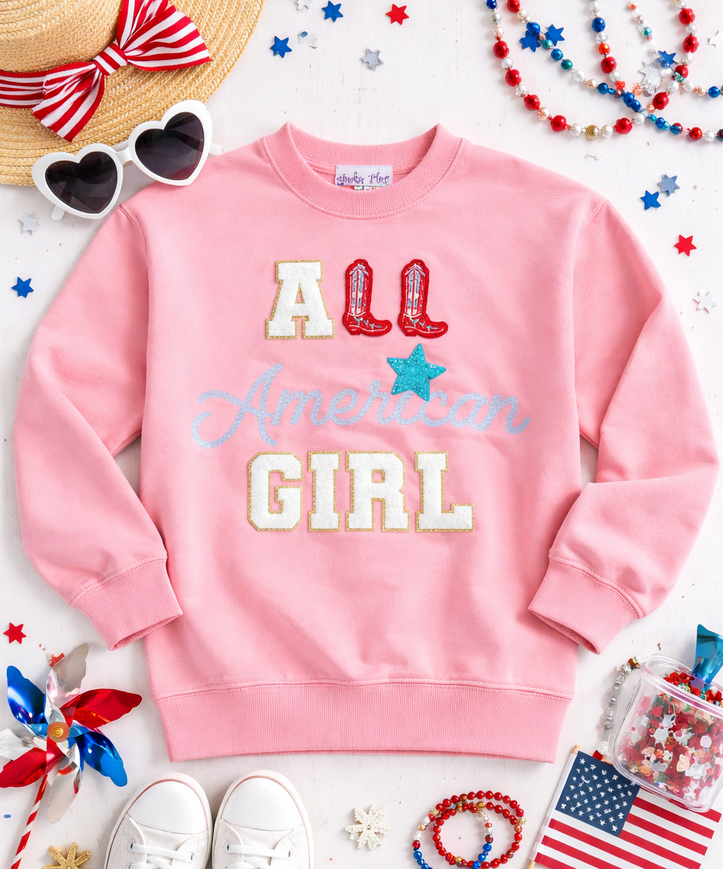 Sweatshirt - All American Girl