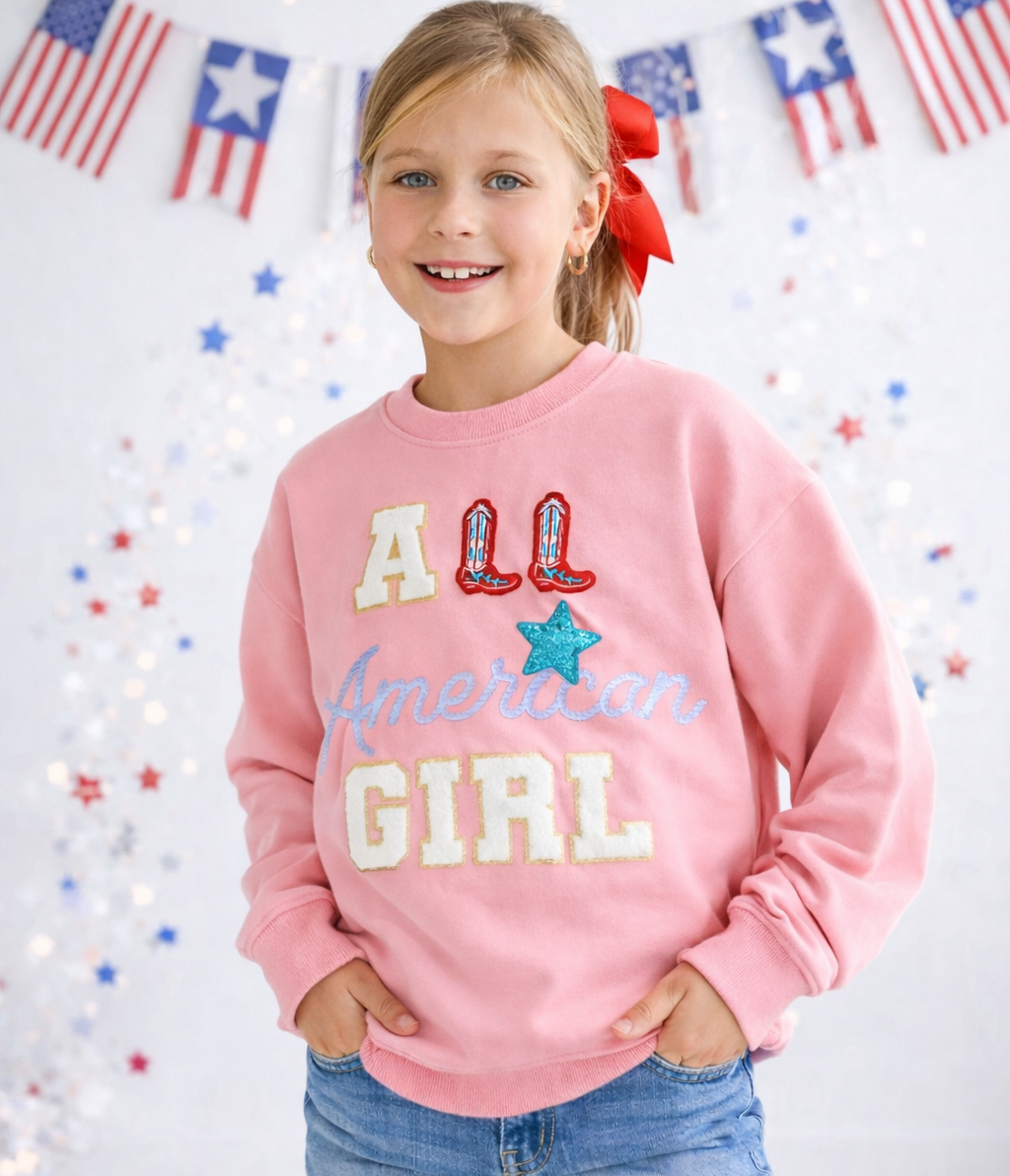 Sweatshirt - All American Girl