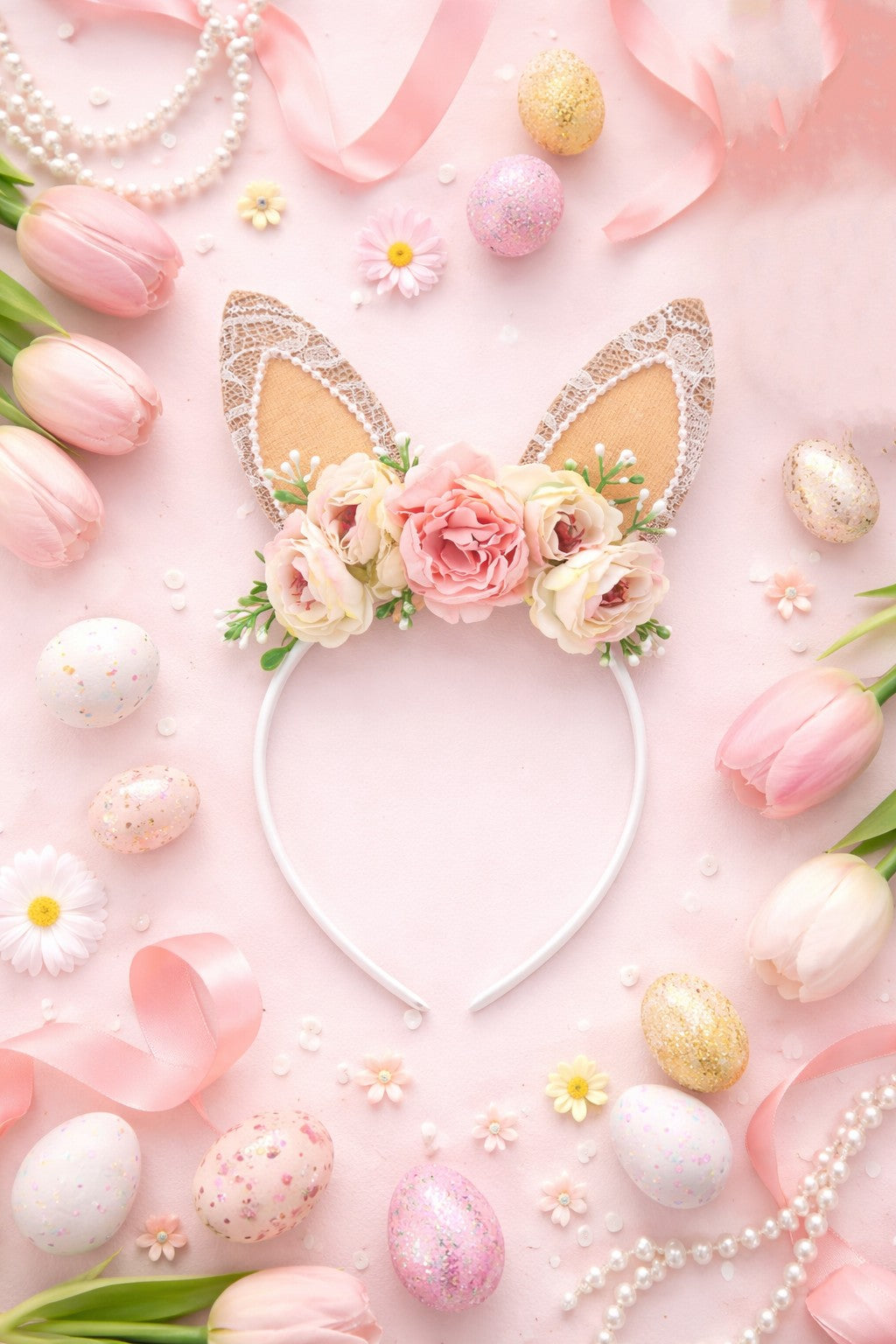 Bunny Bouquet Headband