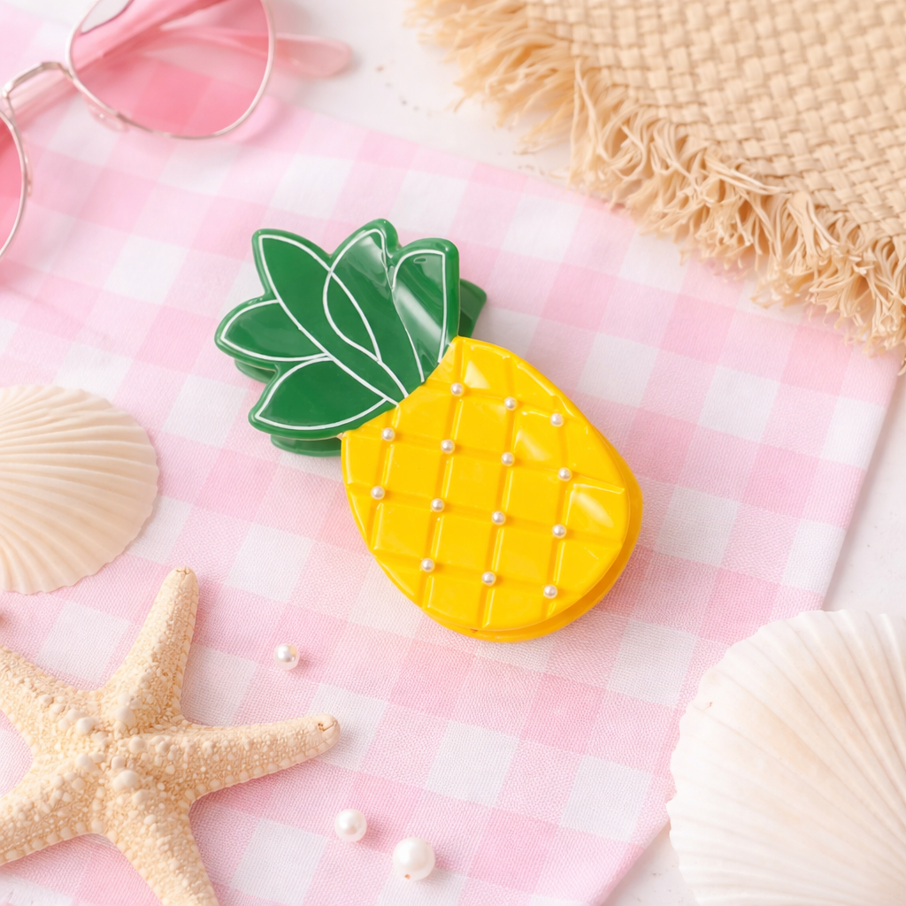 Hair Claw Clip - Pineapple