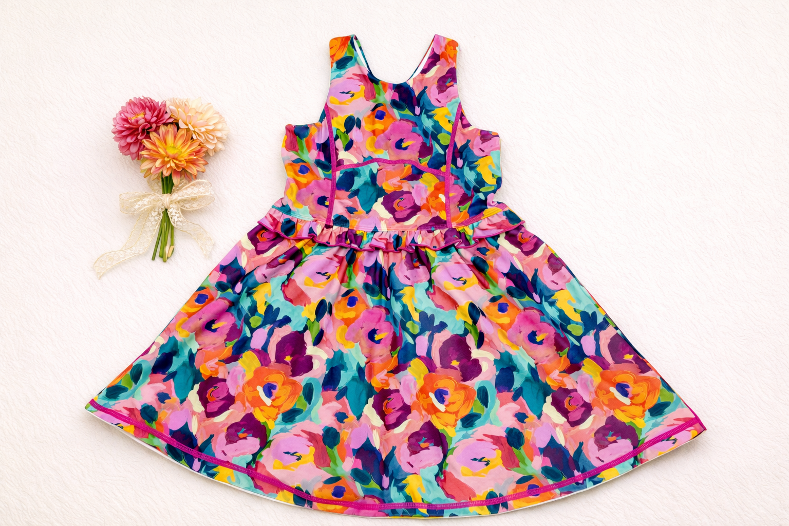 Athletic Dress - Garden Strokes (Runs Small)