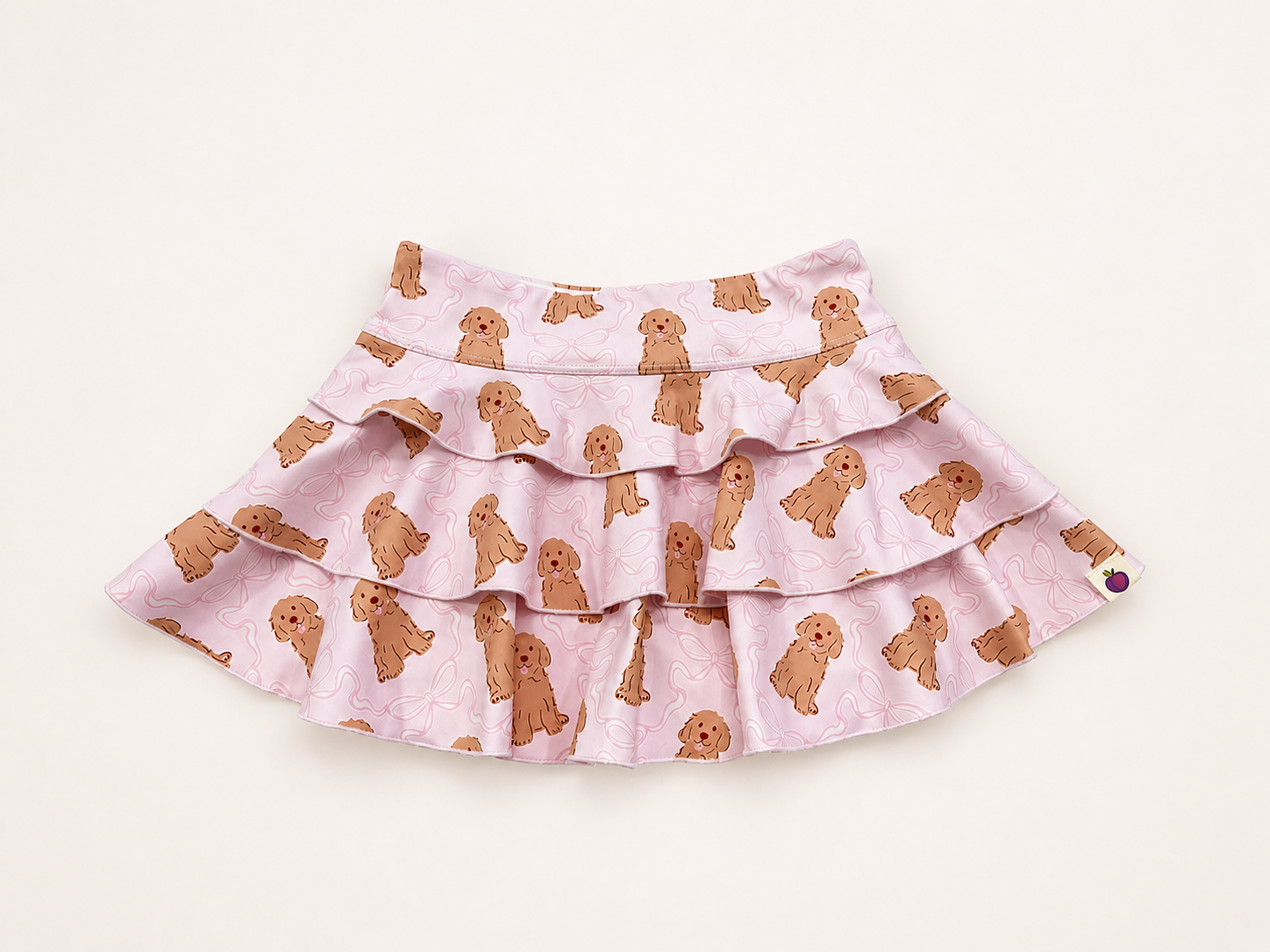 Active Skirt - Puppy Bow Parade (Pre-order)