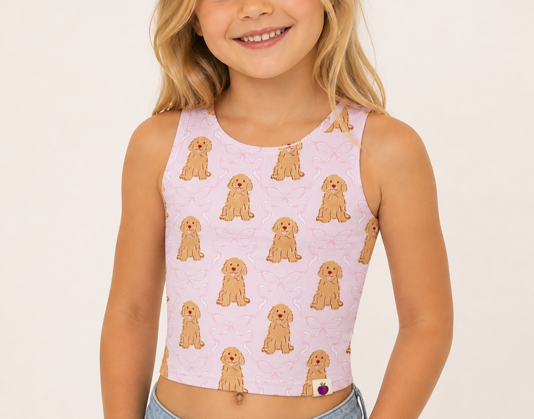 Active Tank - Puppy Bow Parade (Pre-order)