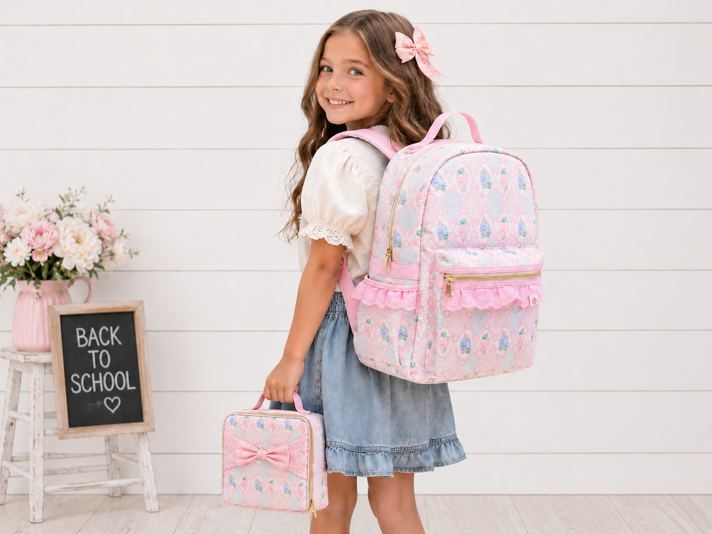 Bree Backpack - Cottage Rose