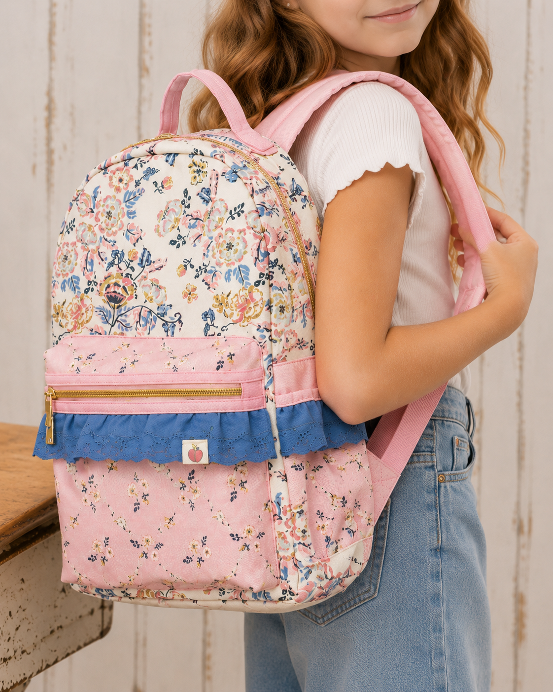 Bree Backpack - Peachwood