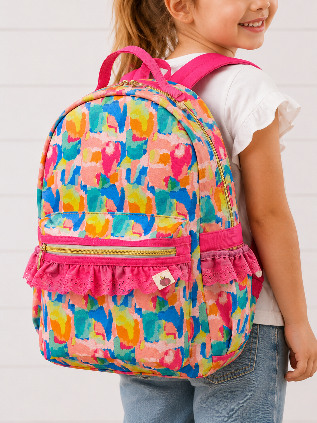 Bree Backpack - Rainbow Sherbert Splash