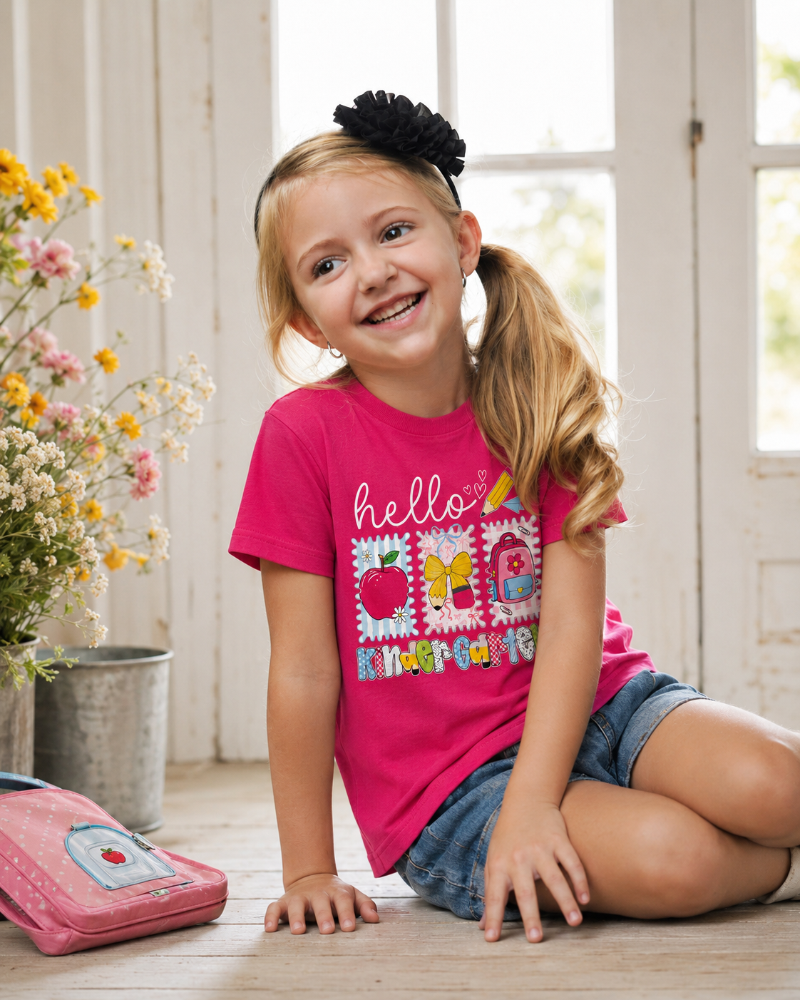 Graphic Tee - Hello Kindergarten