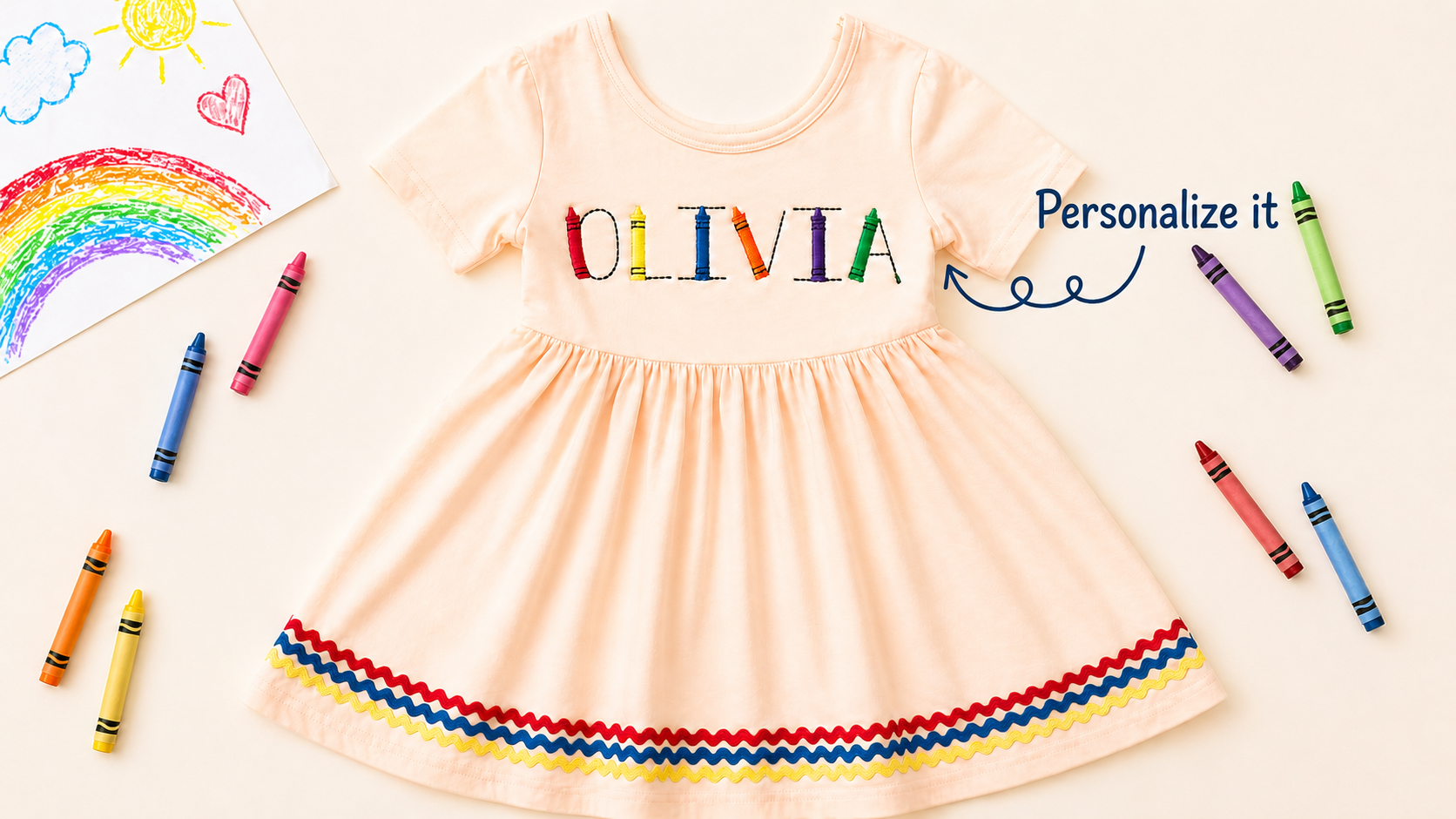 Penelope Dress - Crayon Club (Pre-order)