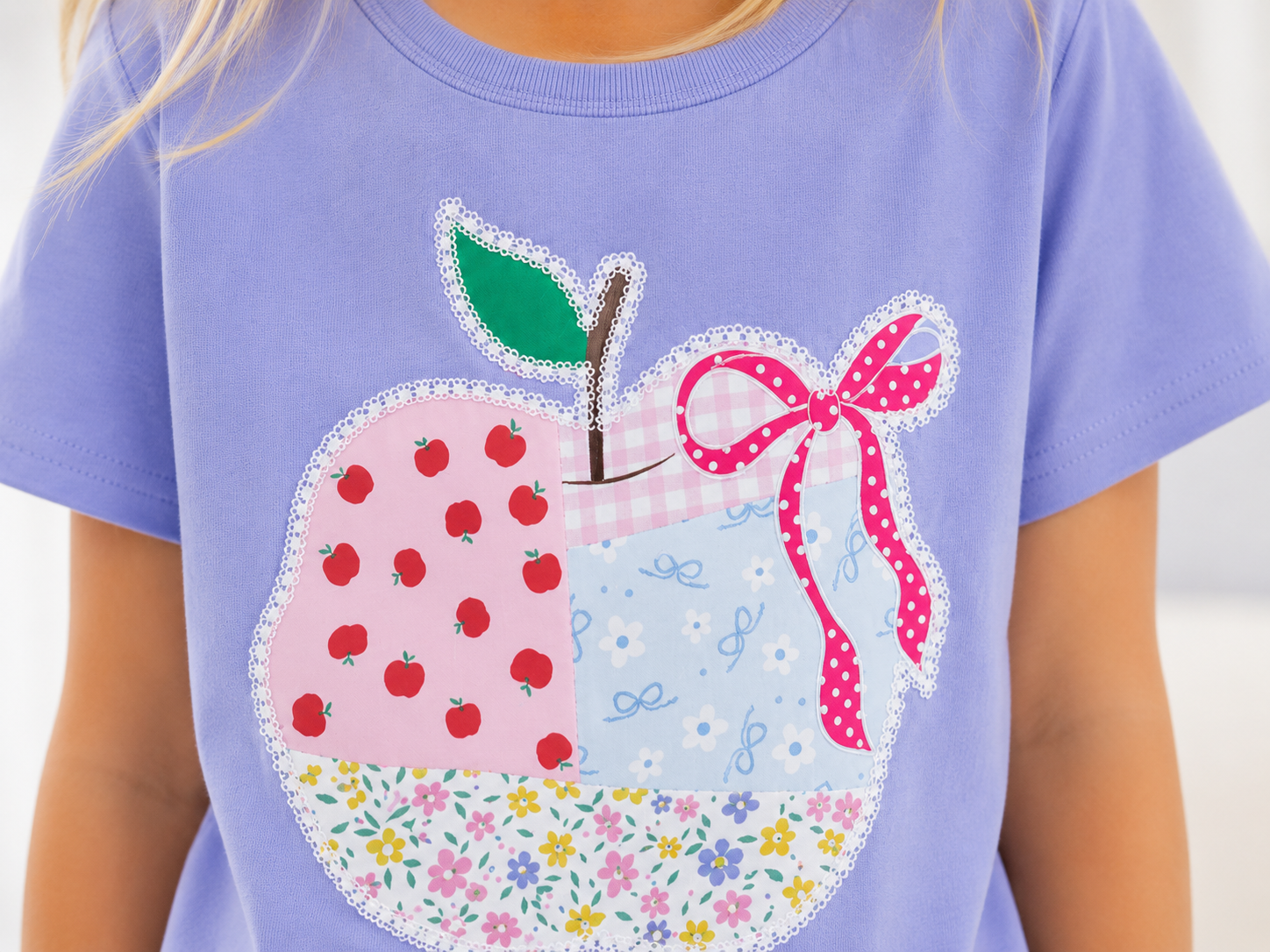 Graphic Tee - Apple Patchwork Charm (Pre-order)