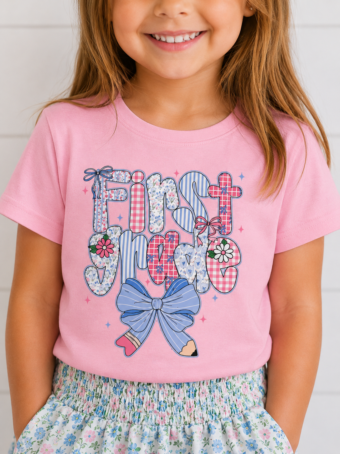 Graphic Tee - First Grade Sweet Meadow