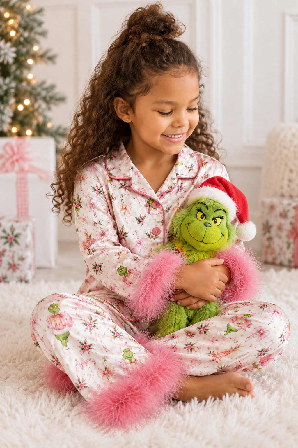 Feather Loungewear Set - Merry Mischief (Pre-Order ships early November)