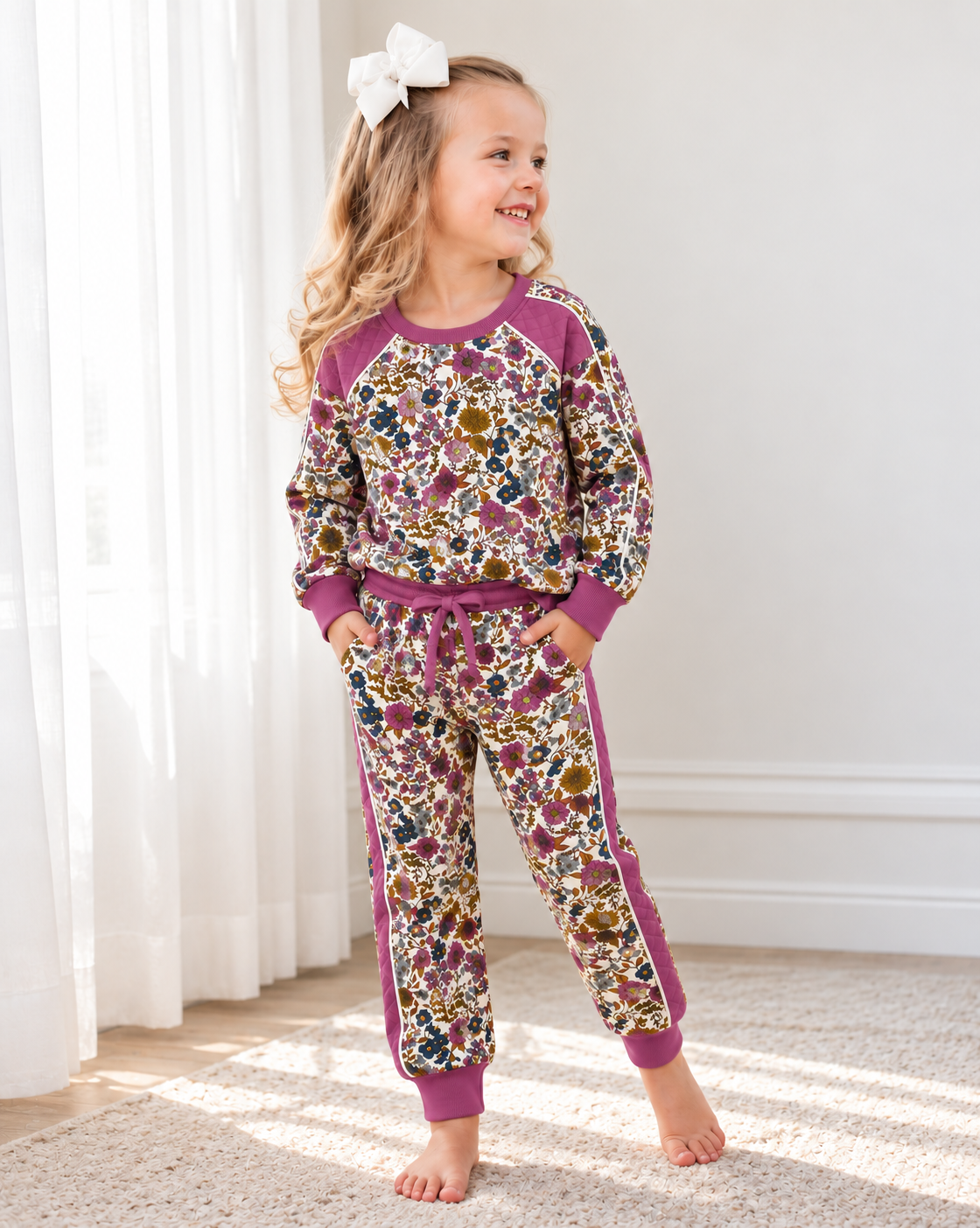 Jogger Set- Violet Fields (Pre-Order)