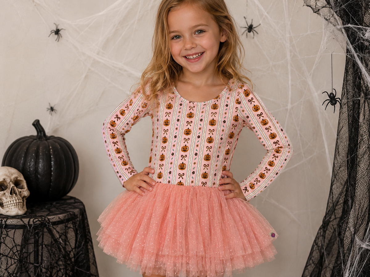 Leotard - Pumpkin Posy (Pre-Order)