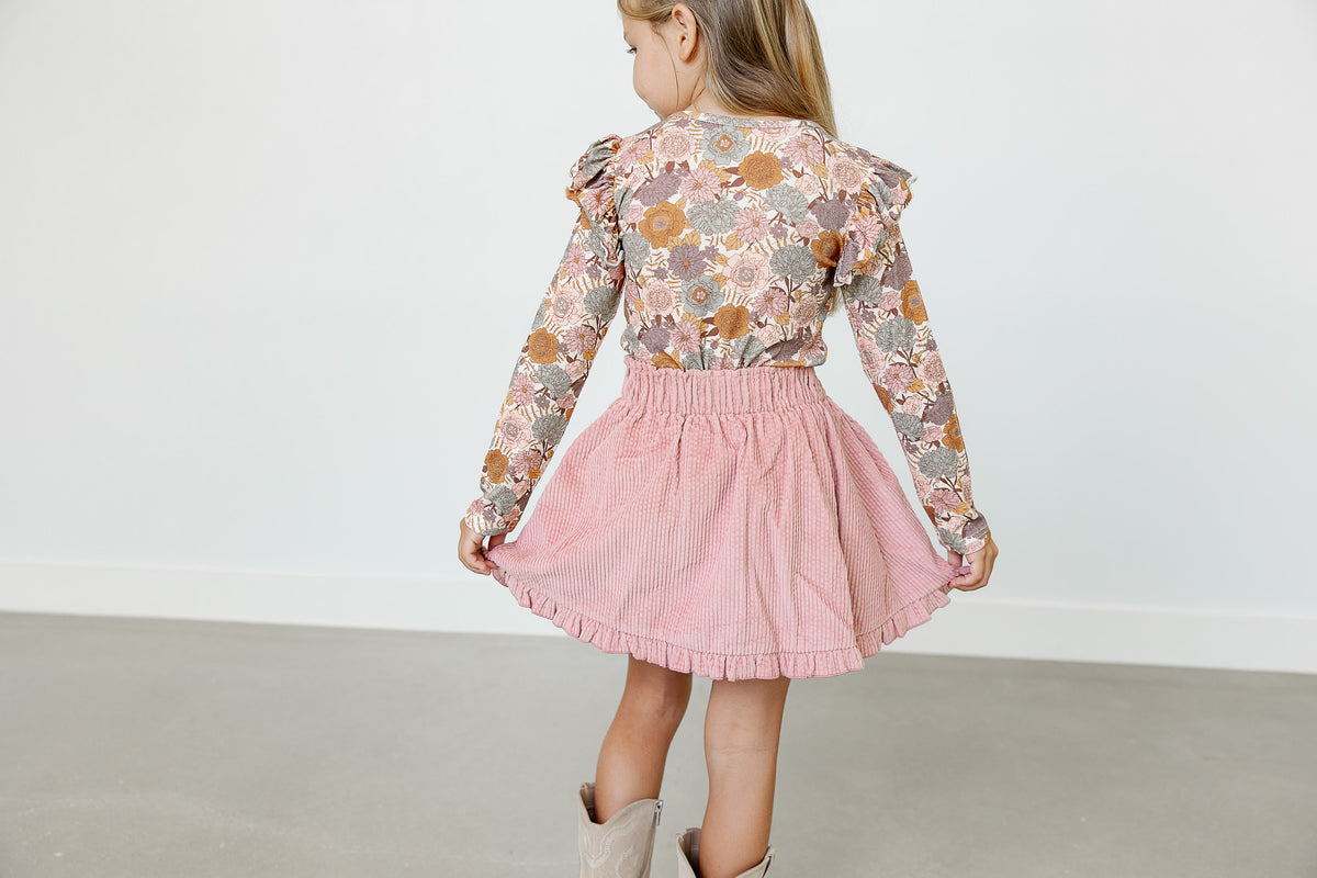 Vienna Corduroy Skirt - Prim & Petal