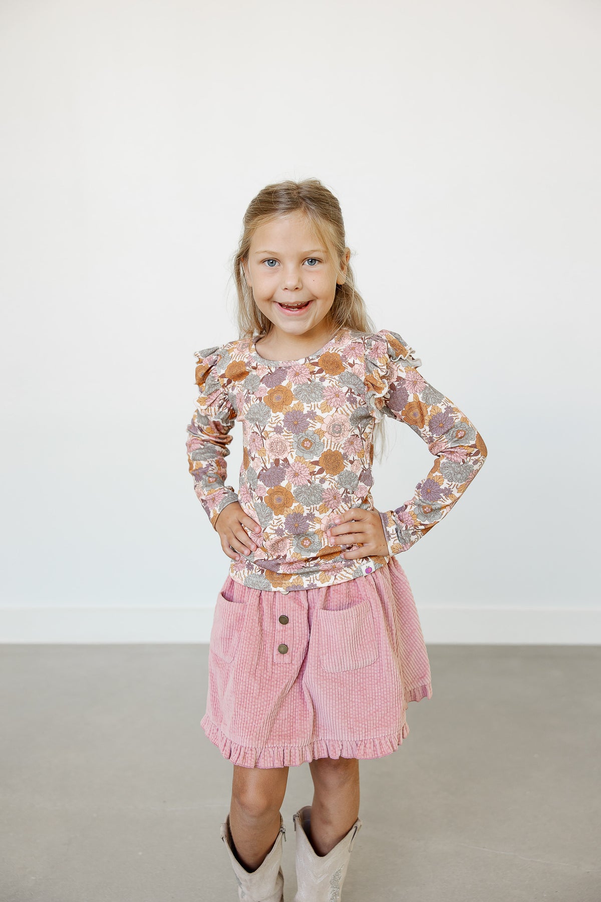 Vienna Corduroy Skirt - Prim & Petal