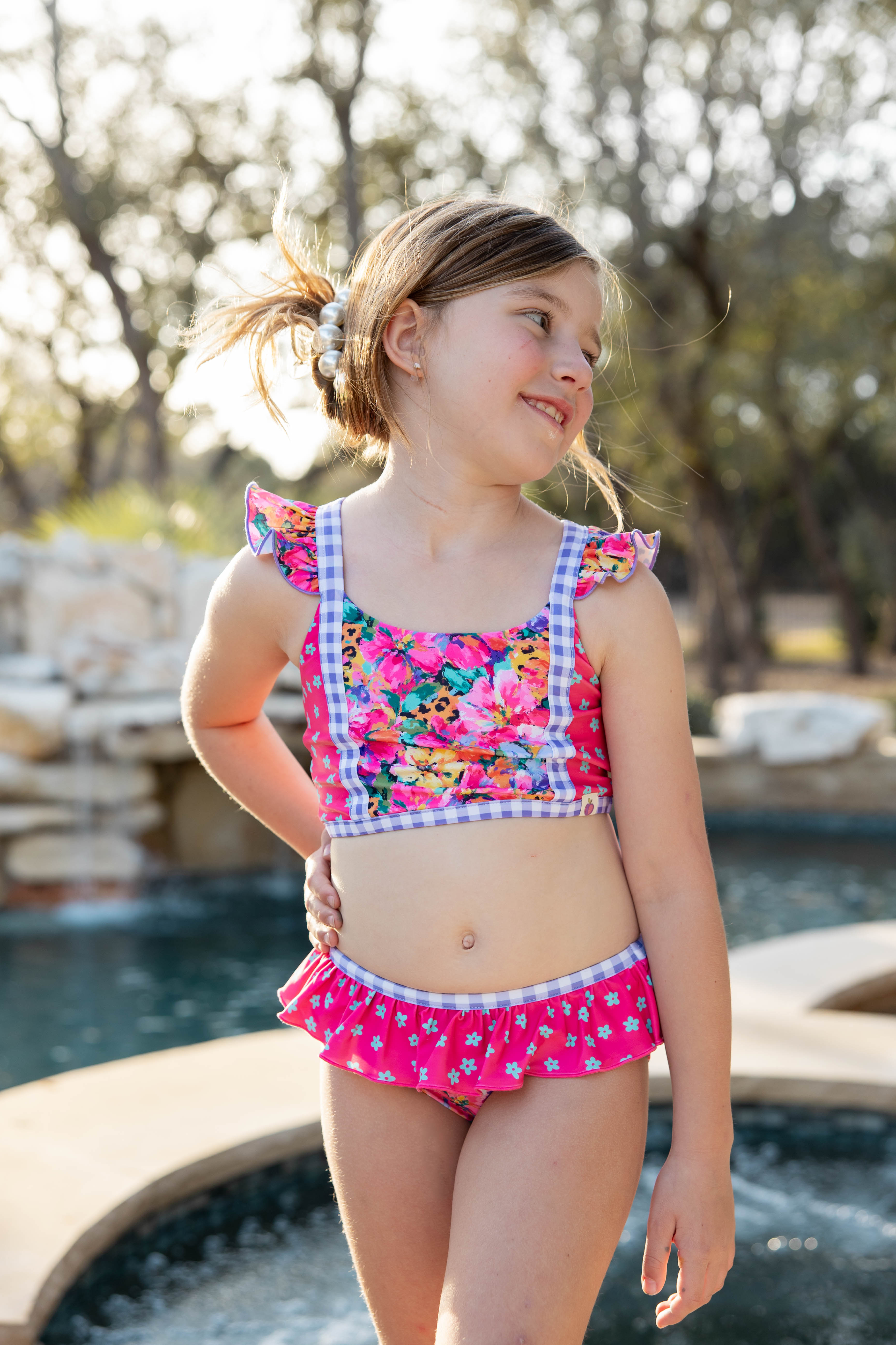 Nora Swimsuit - Wildflower Safari