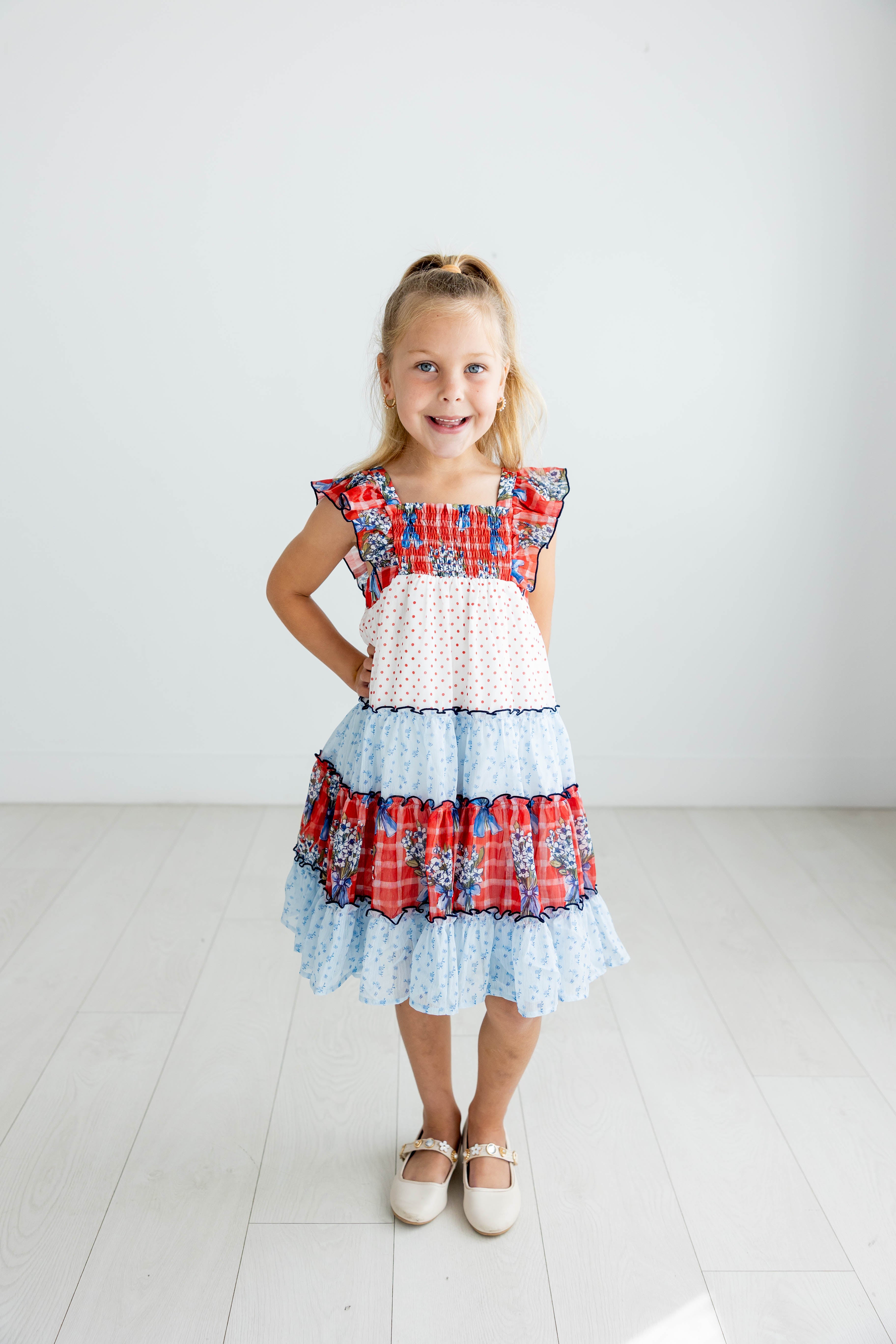 Brielle Dress - Patriotic Picnic