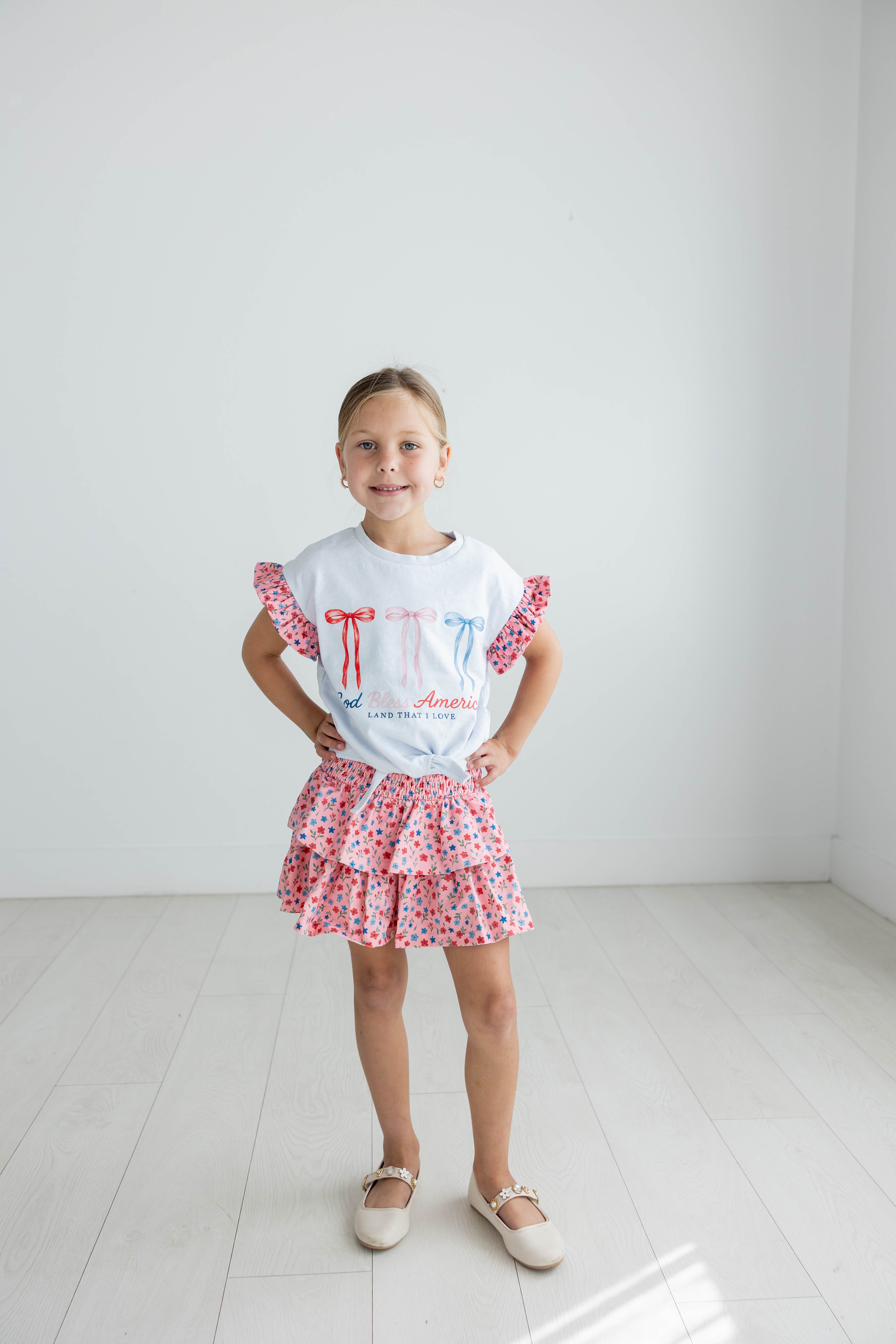 Blair Skirt - Star Spangled Garden