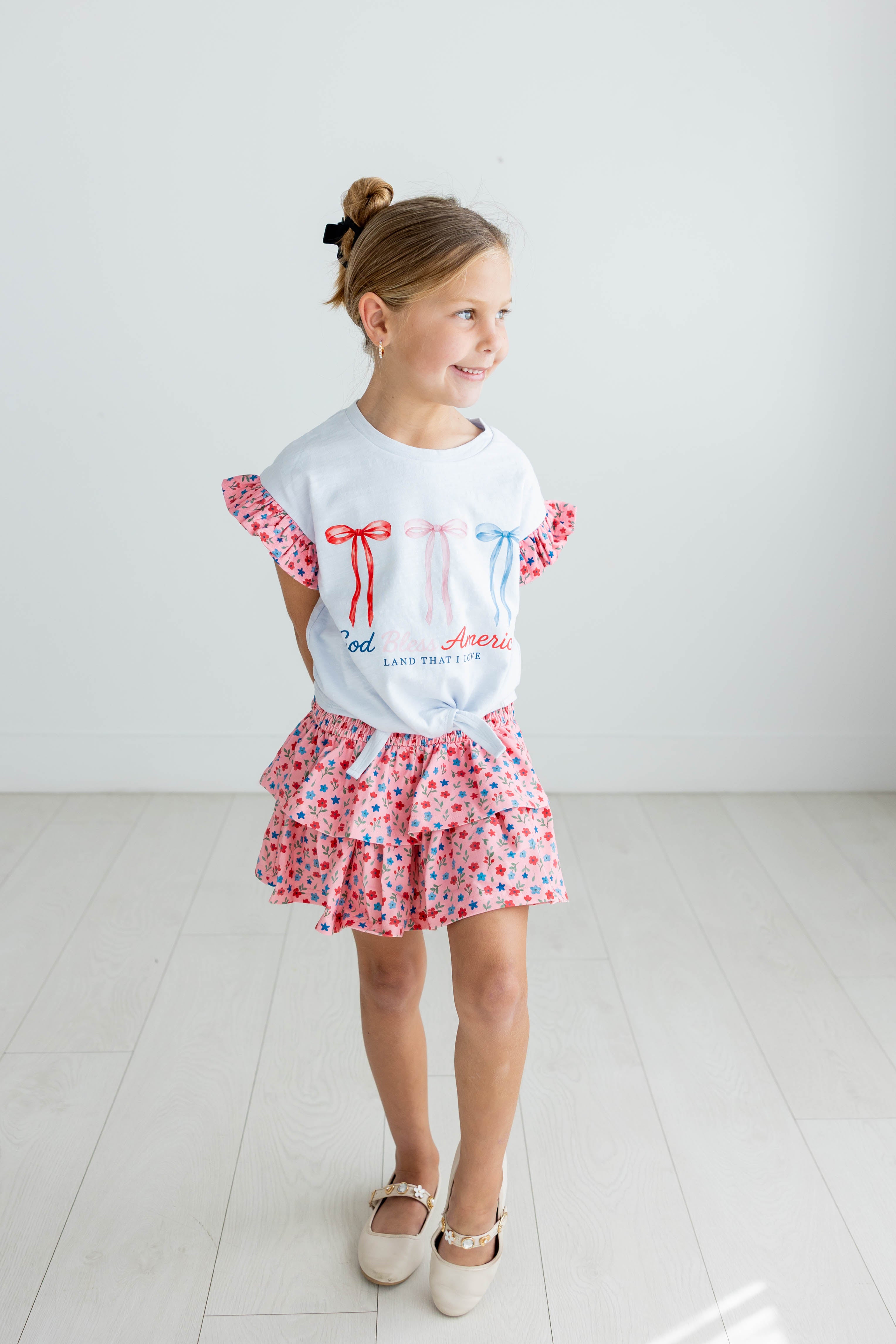 Blair Skirt - Star Spangled Garden