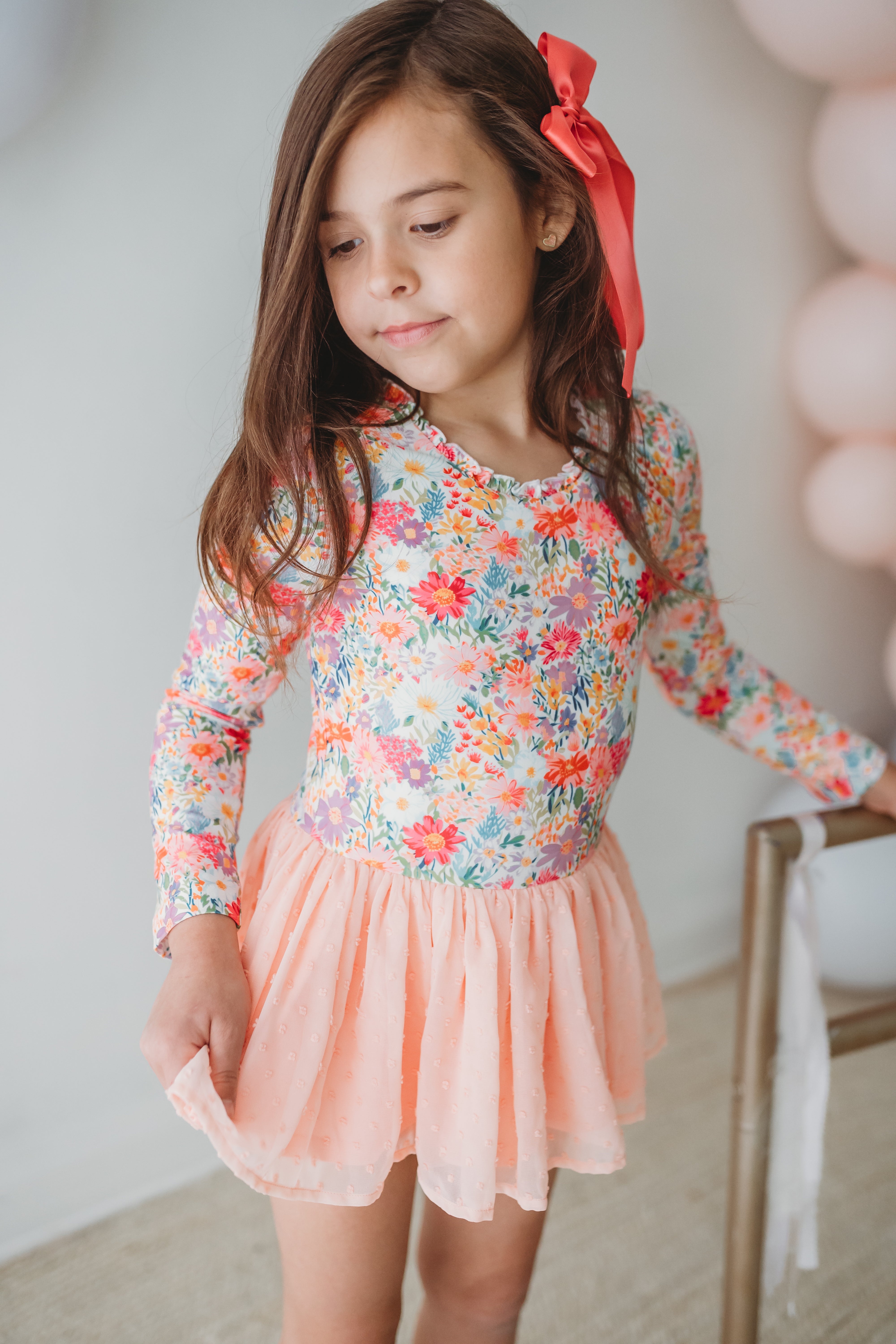 Farrah Leotard - Wildflower Waltz (Long Sleeve)