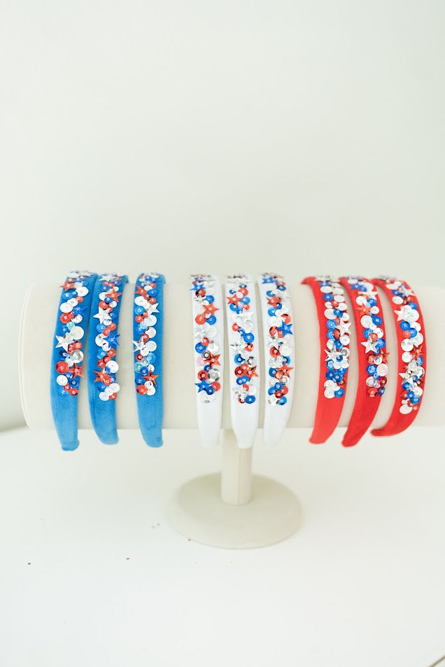 Sequin Headband - Miss USA