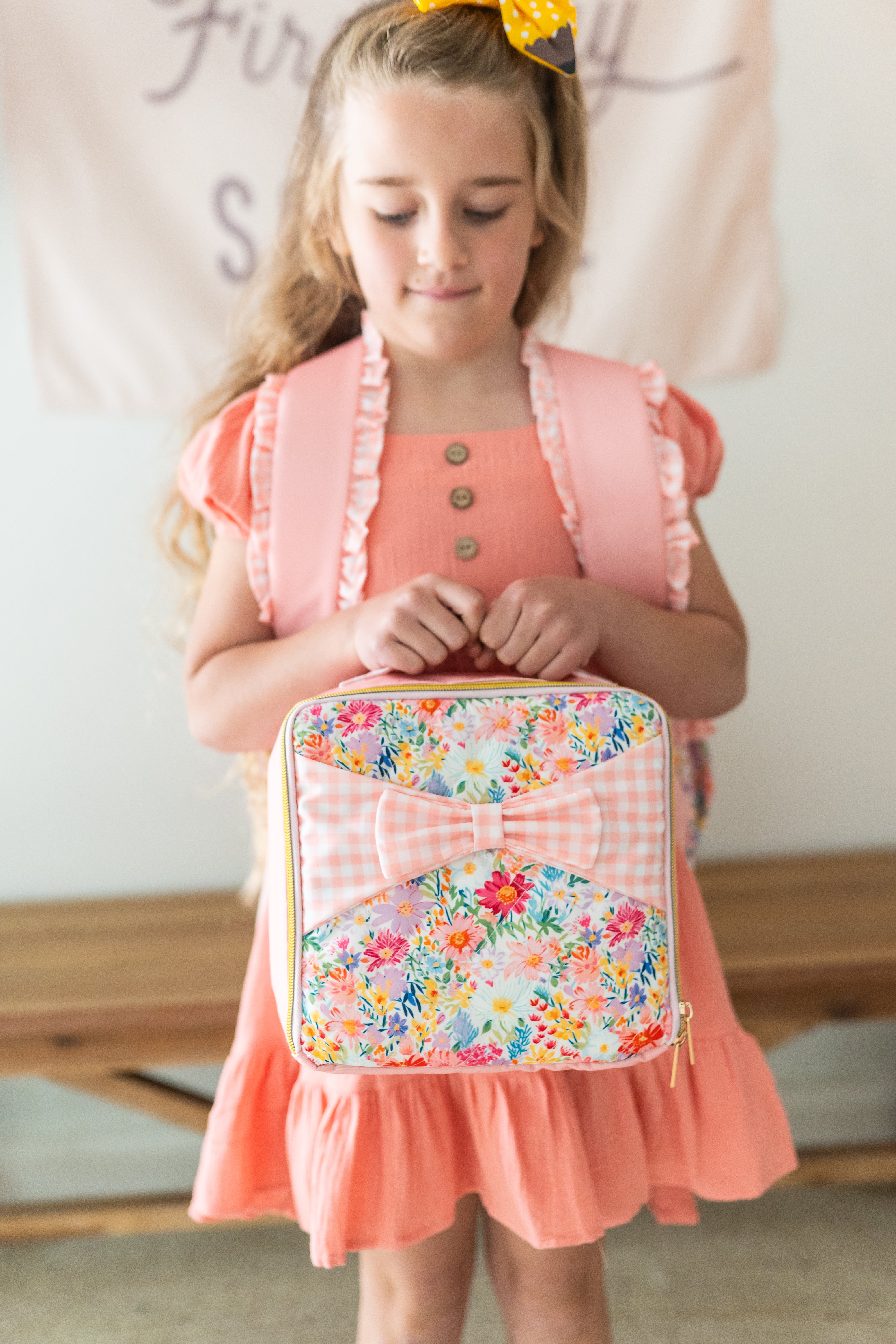 Quilted Mia Lunchbox - Wildflower Waltz