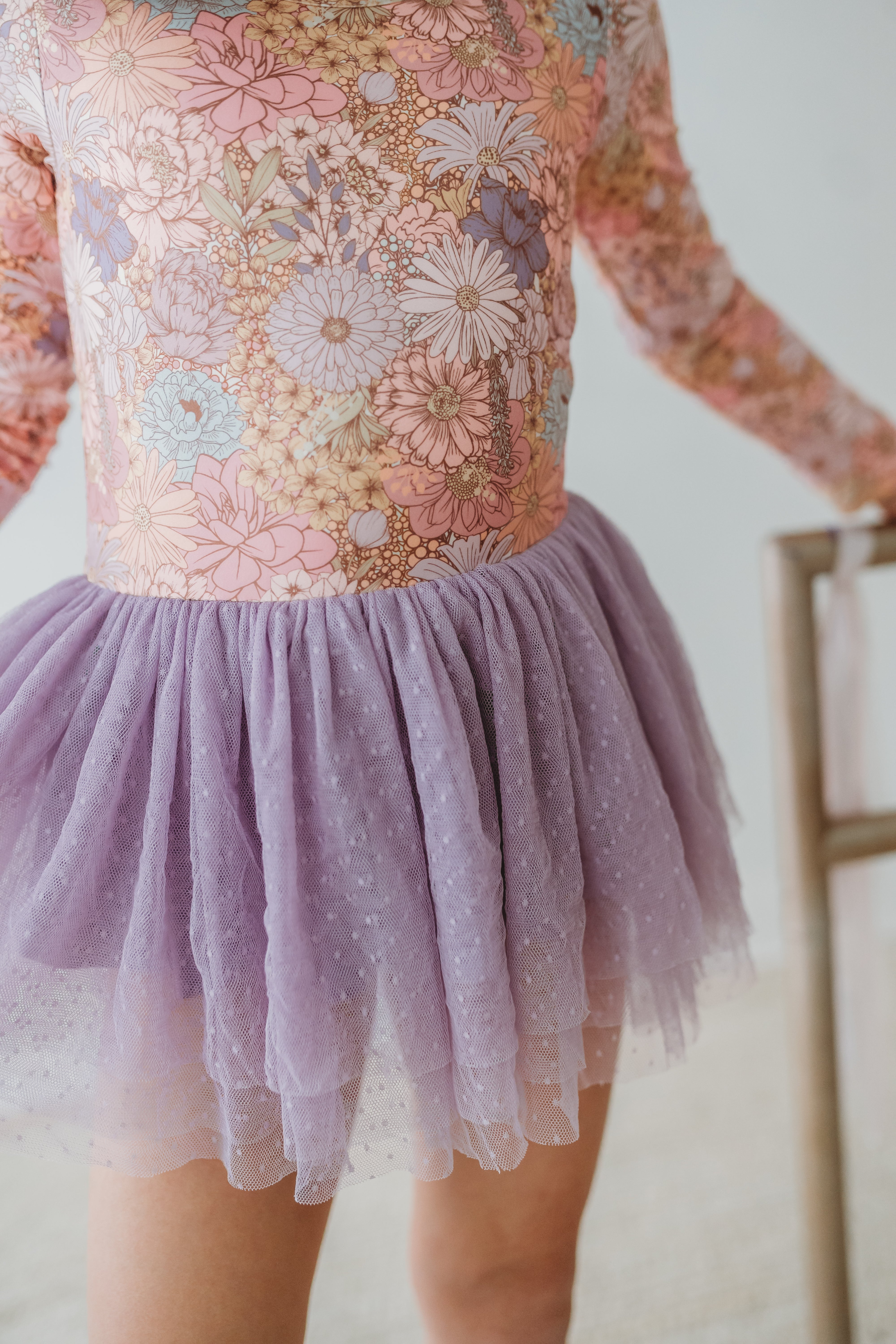 Farrah Leotard - Dusky Dahlia