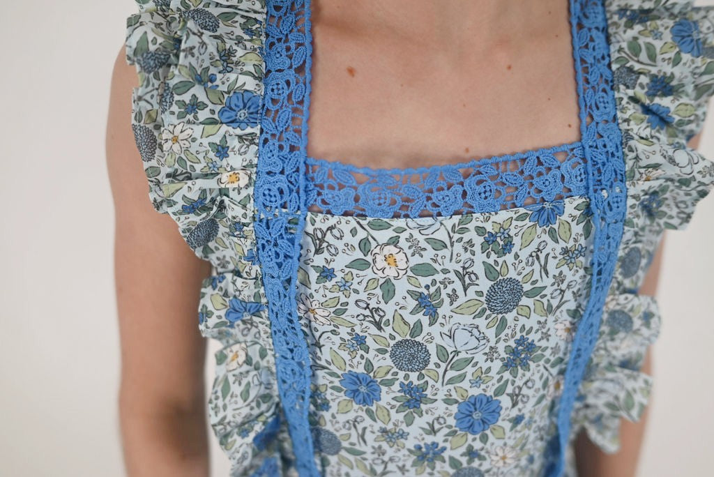 Abby Romper - Cerulean Dreams