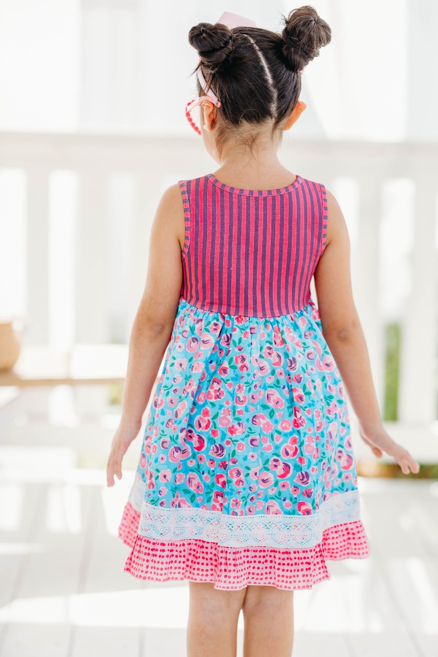 Elara Knit Dress - Palm Cove