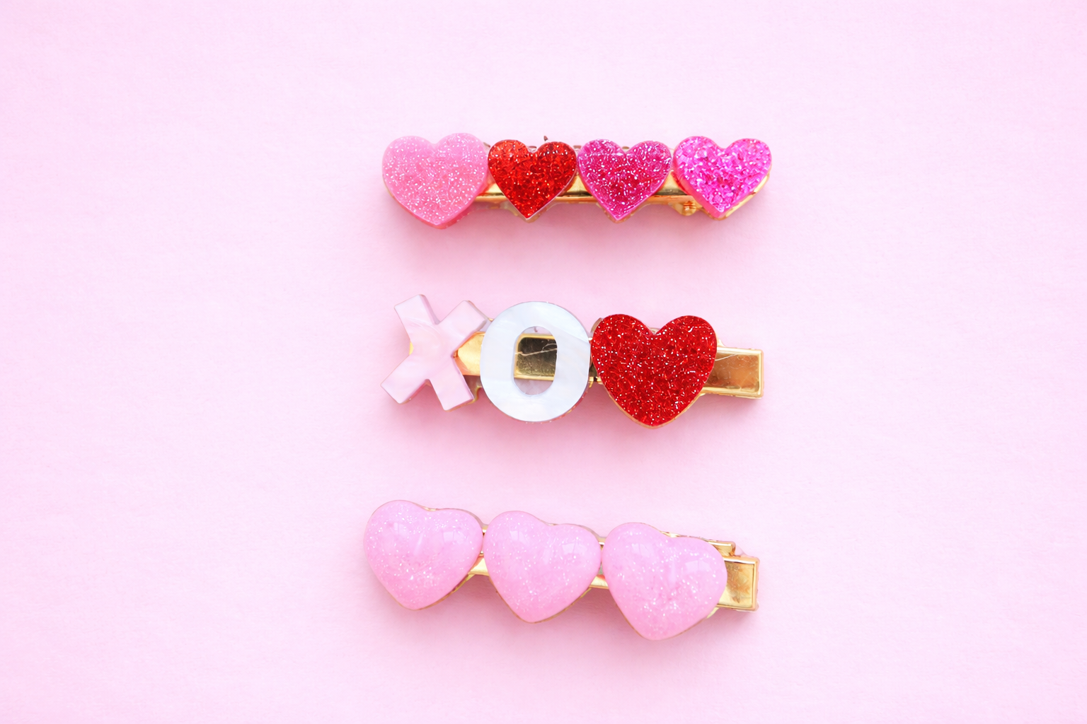 Cupid's Crush Hair Clip Set