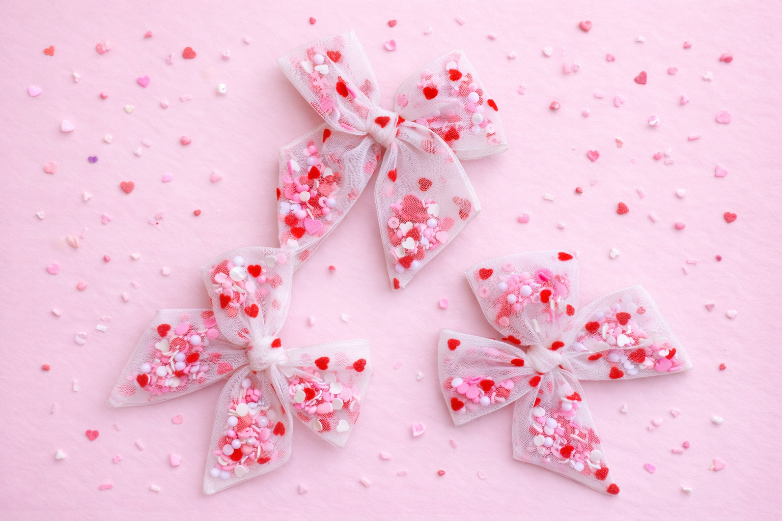 Mesh Shaker Bow - Little Love