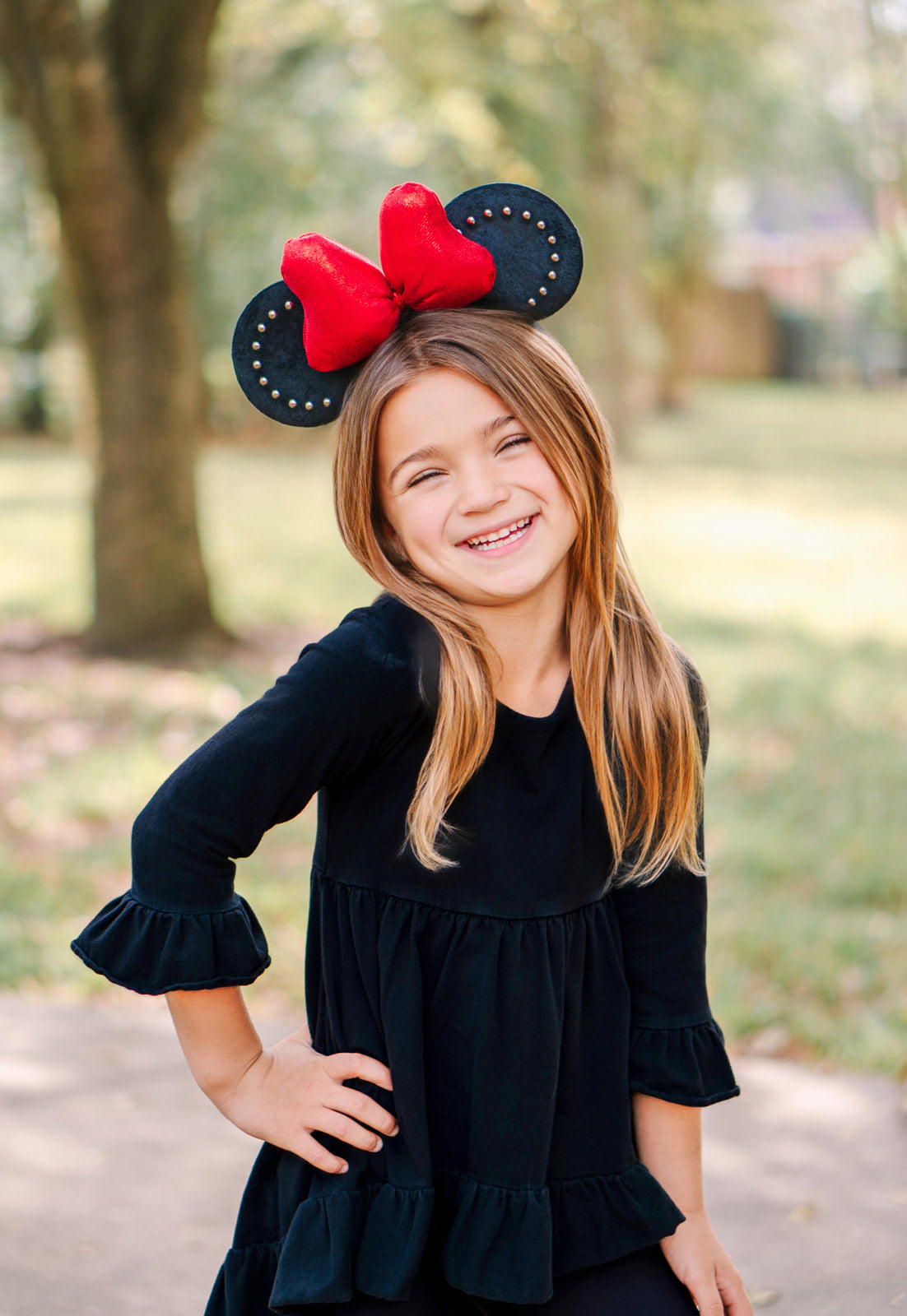 Studded Mouse Ears Headband