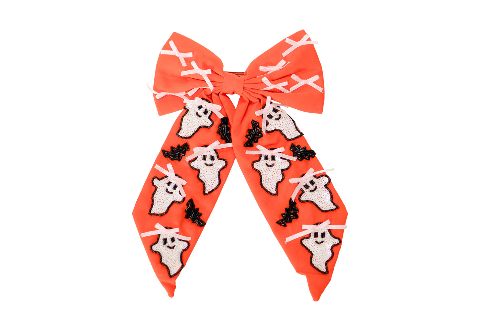Beaded Hair Bow - Ghouly Girl