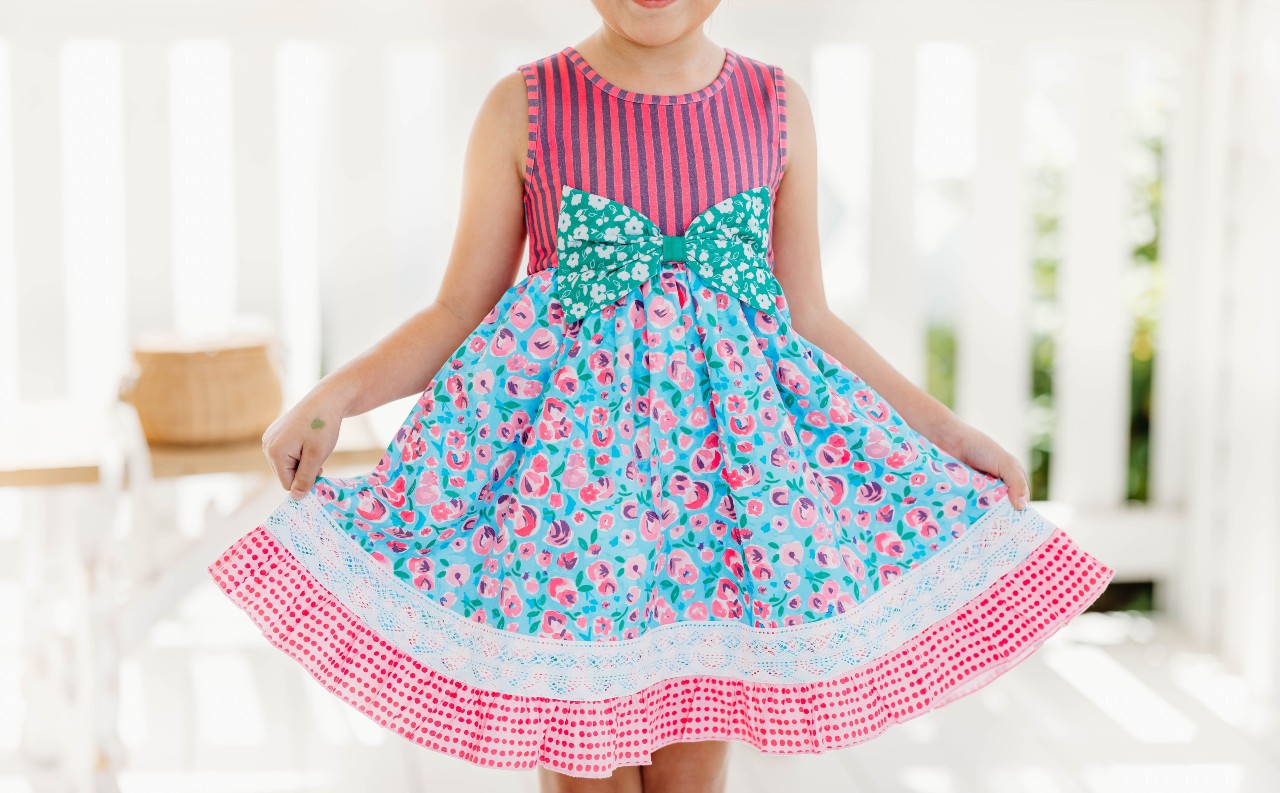 Elara Knit Dress - Palm Cove