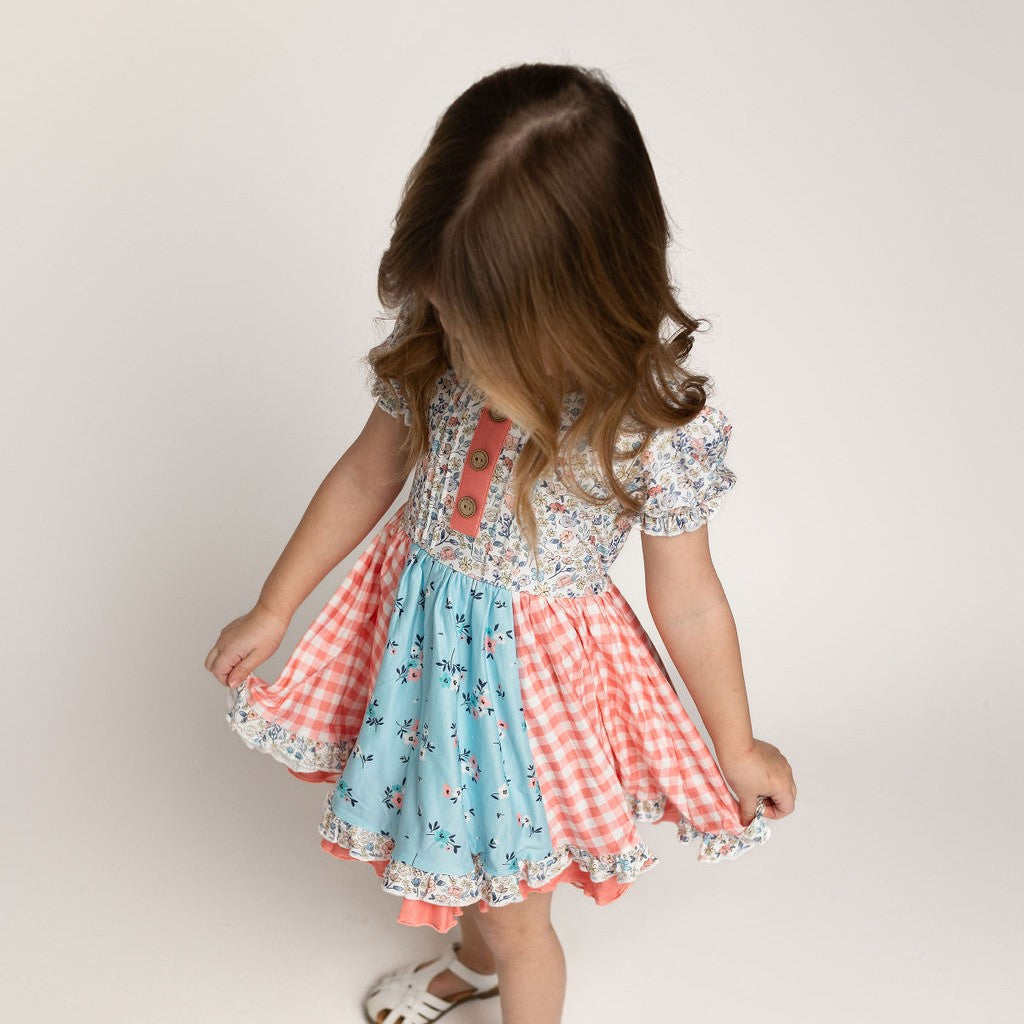 Kate Knit Dress - Coral Crush