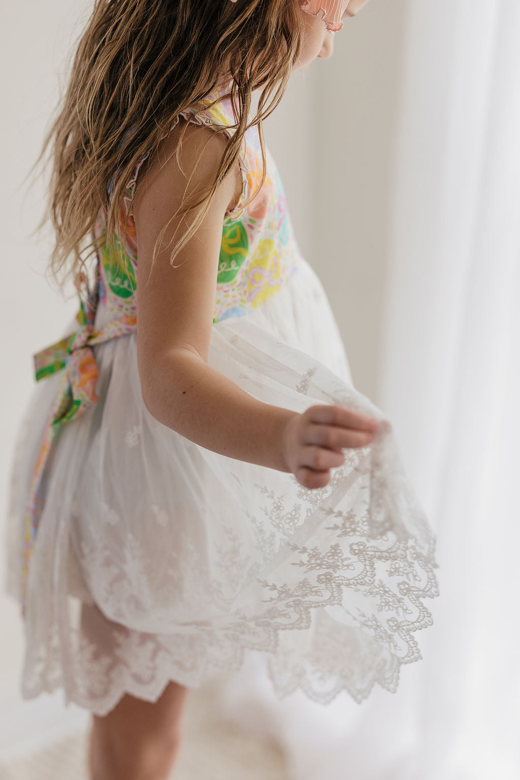 Isadora Lace Dress - Egg Hunt