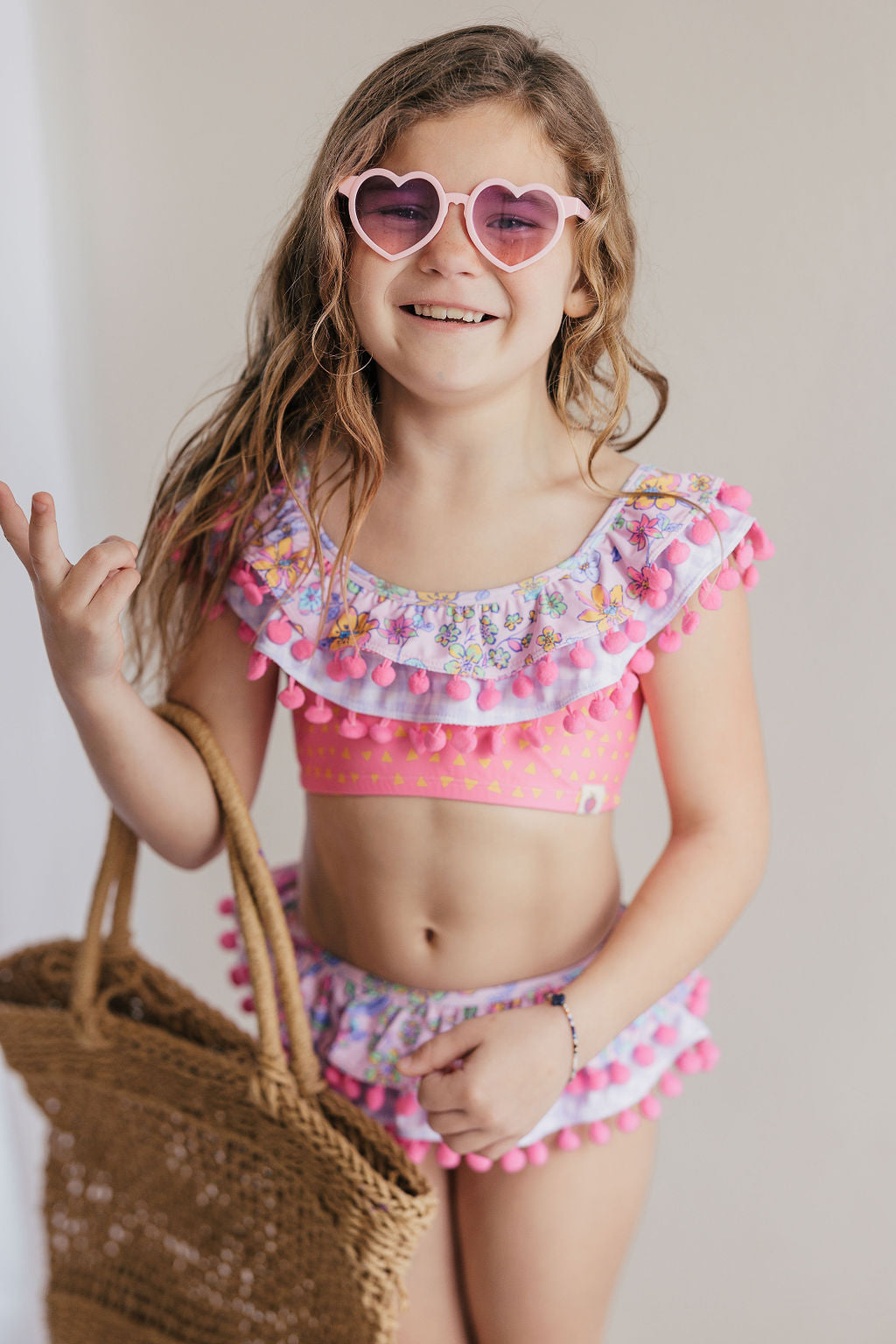 Vera Swimsuit - Sunset Sorbet Pom Pom (Pre-Order)