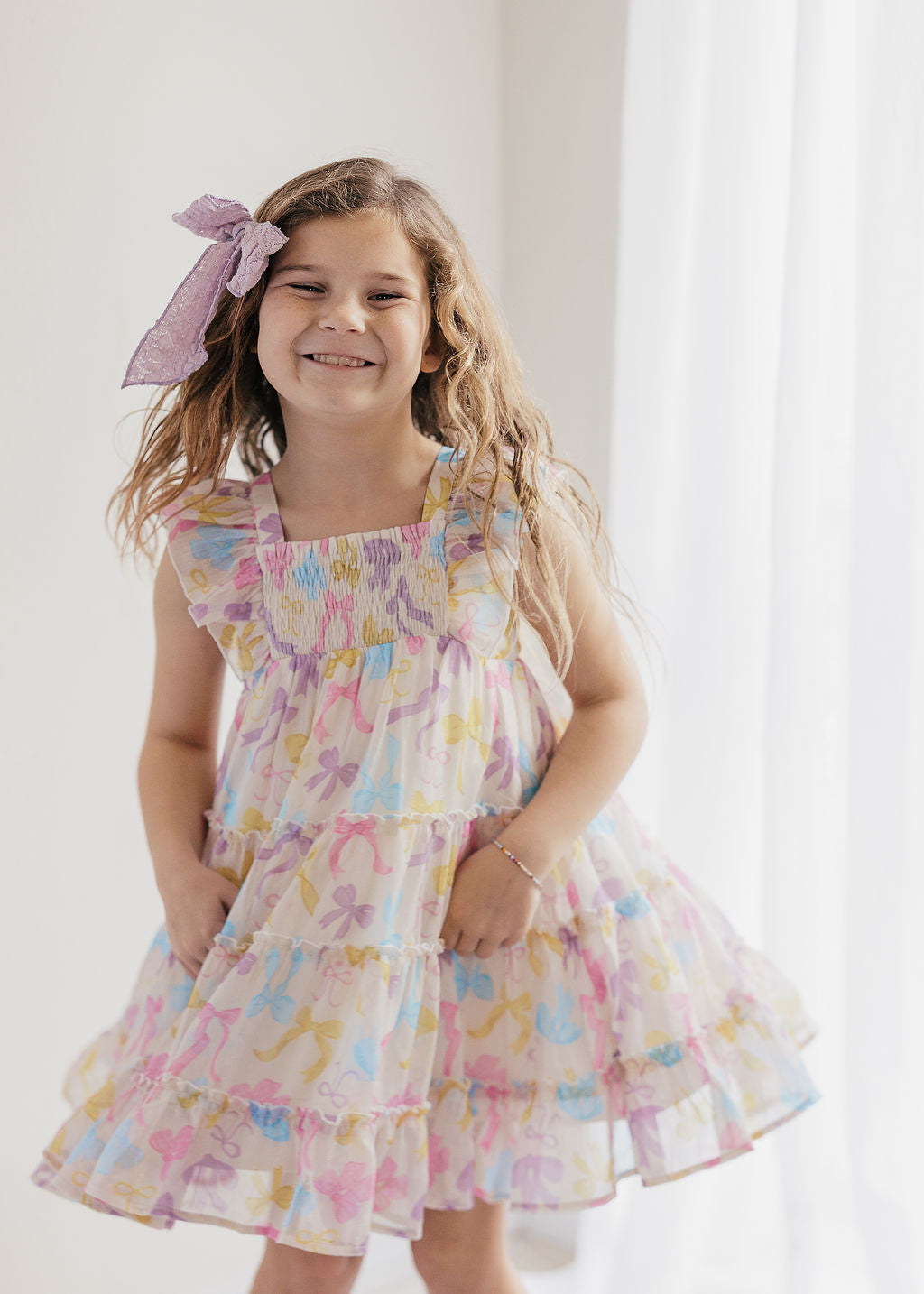 Brielle Dress - Bow Bliss