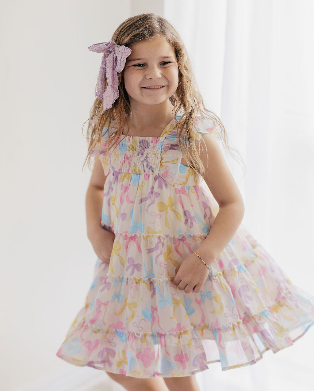 Brielle Dress - Bow Bliss
