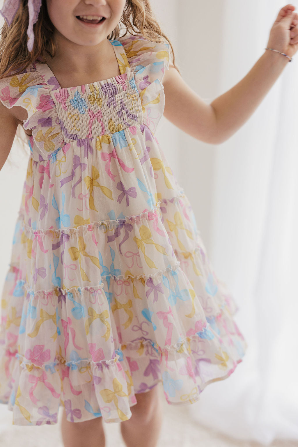 Brielle Dress - Bow Bliss