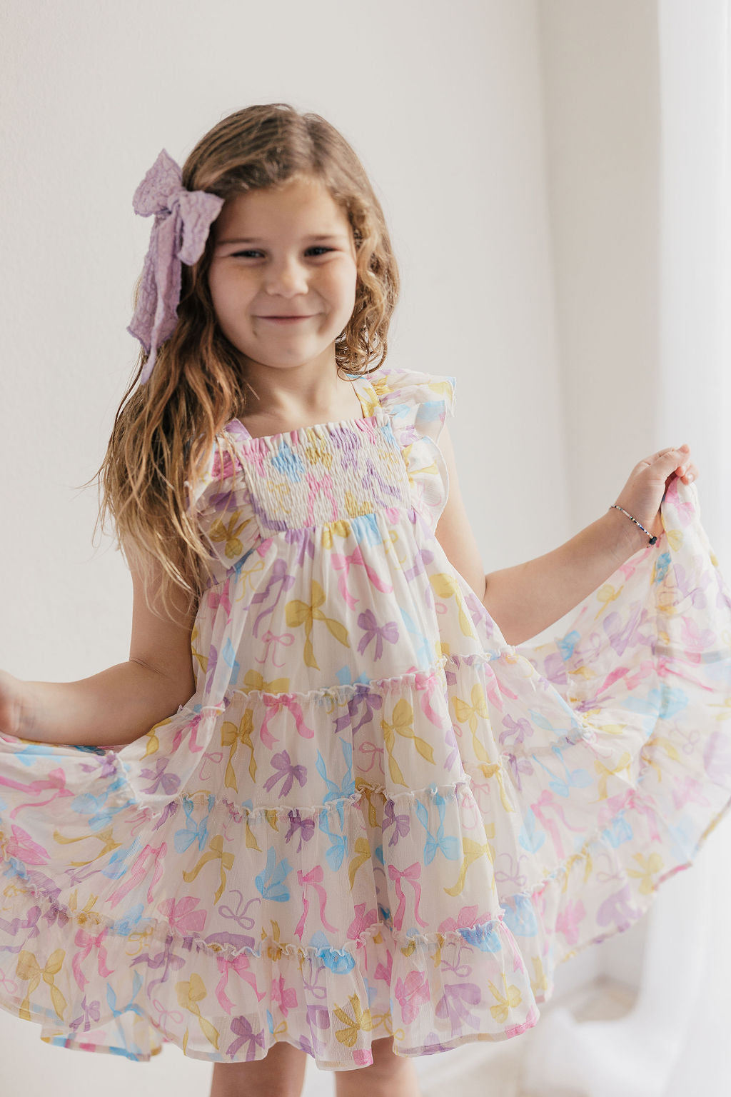 Brielle Dress - Bow Bliss