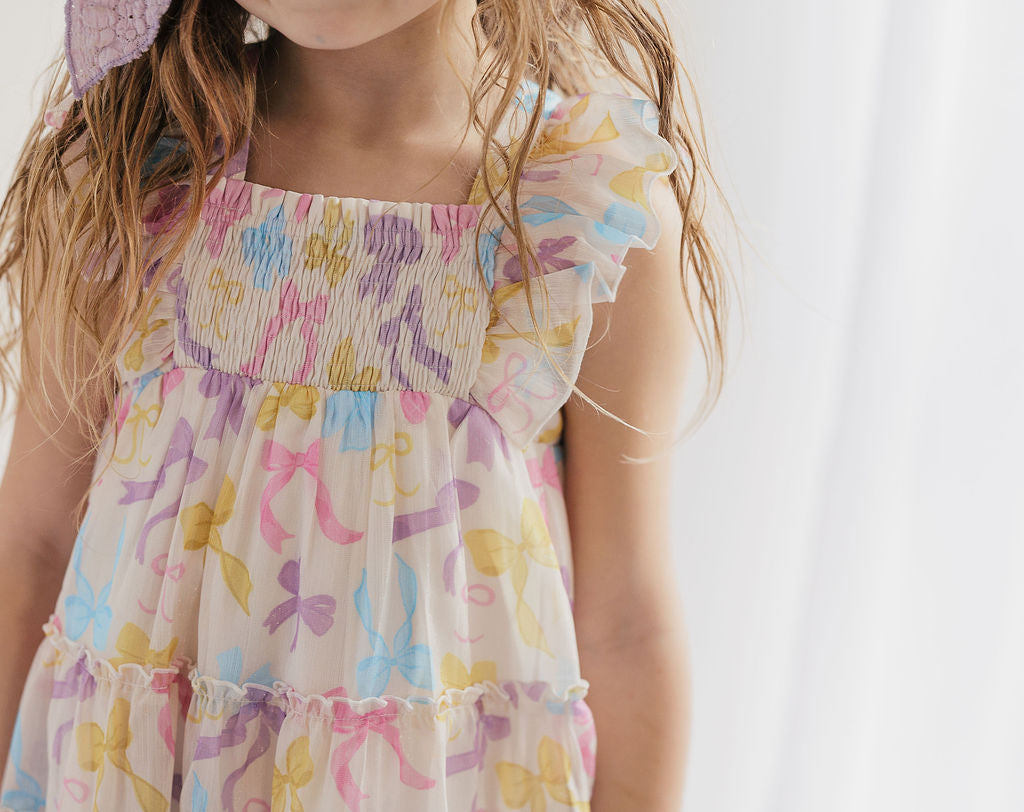 Brielle Dress - Bow Bliss