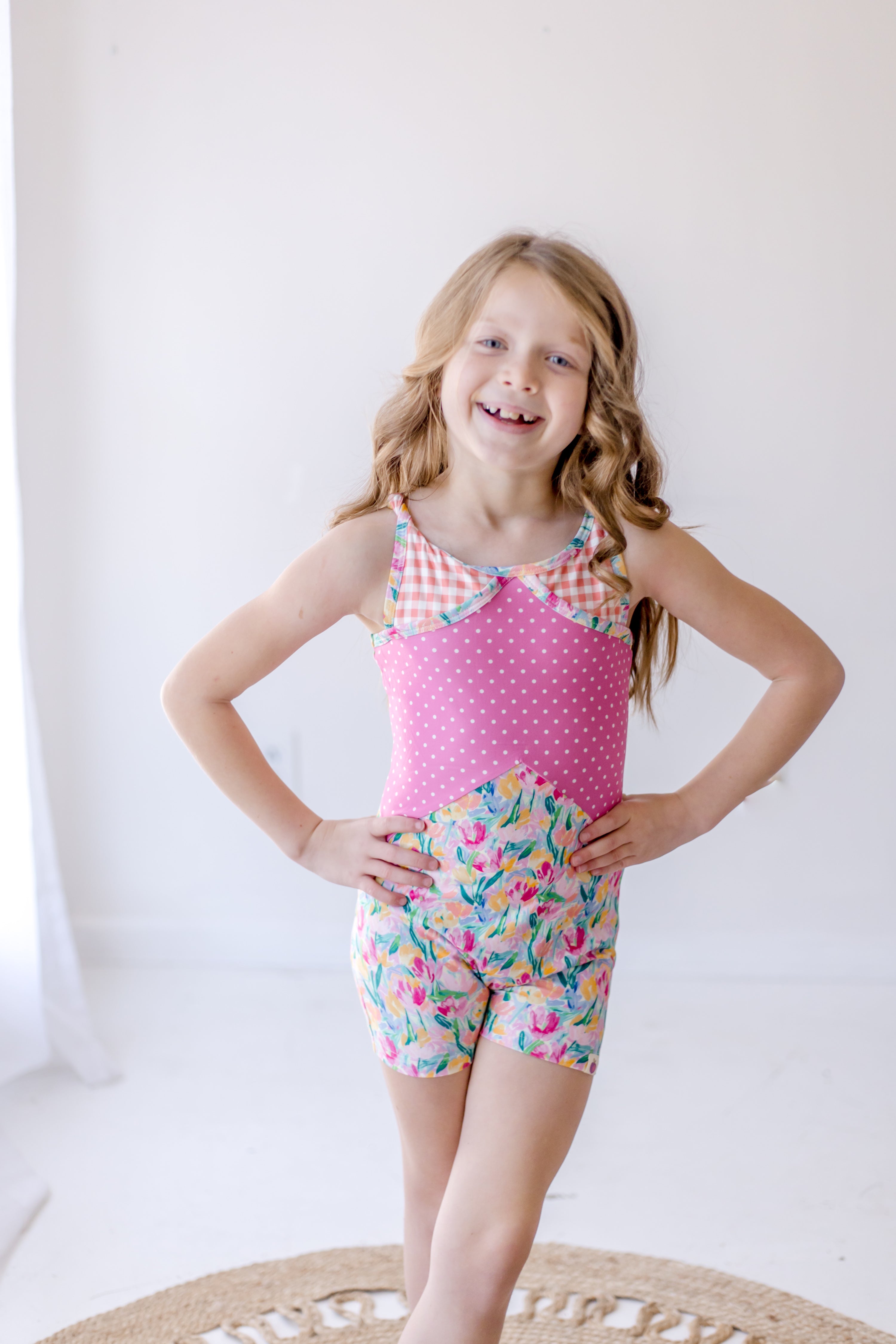 Bella Unitard - Tulip Twirl