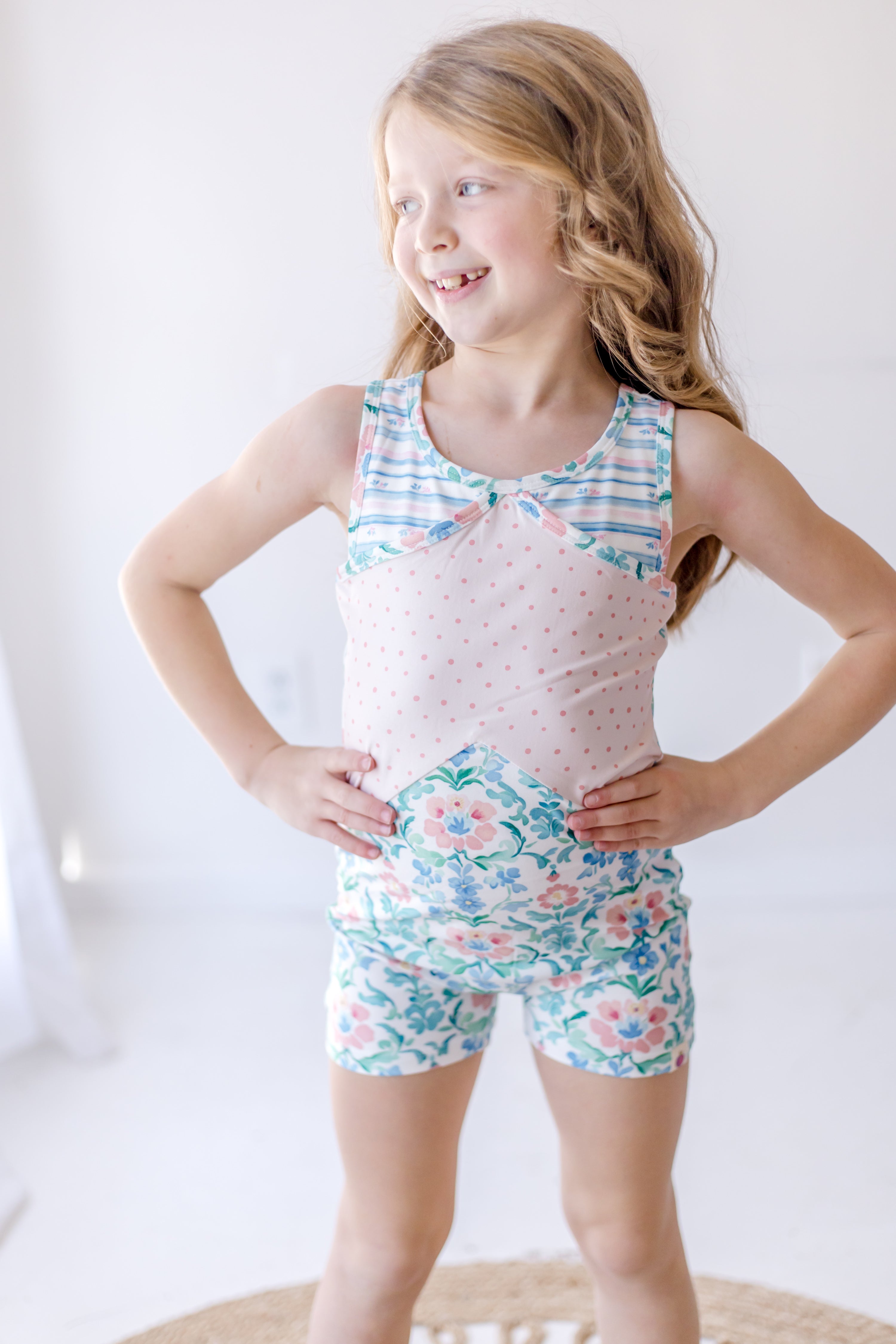 Bella Unitard - Sweet Pea