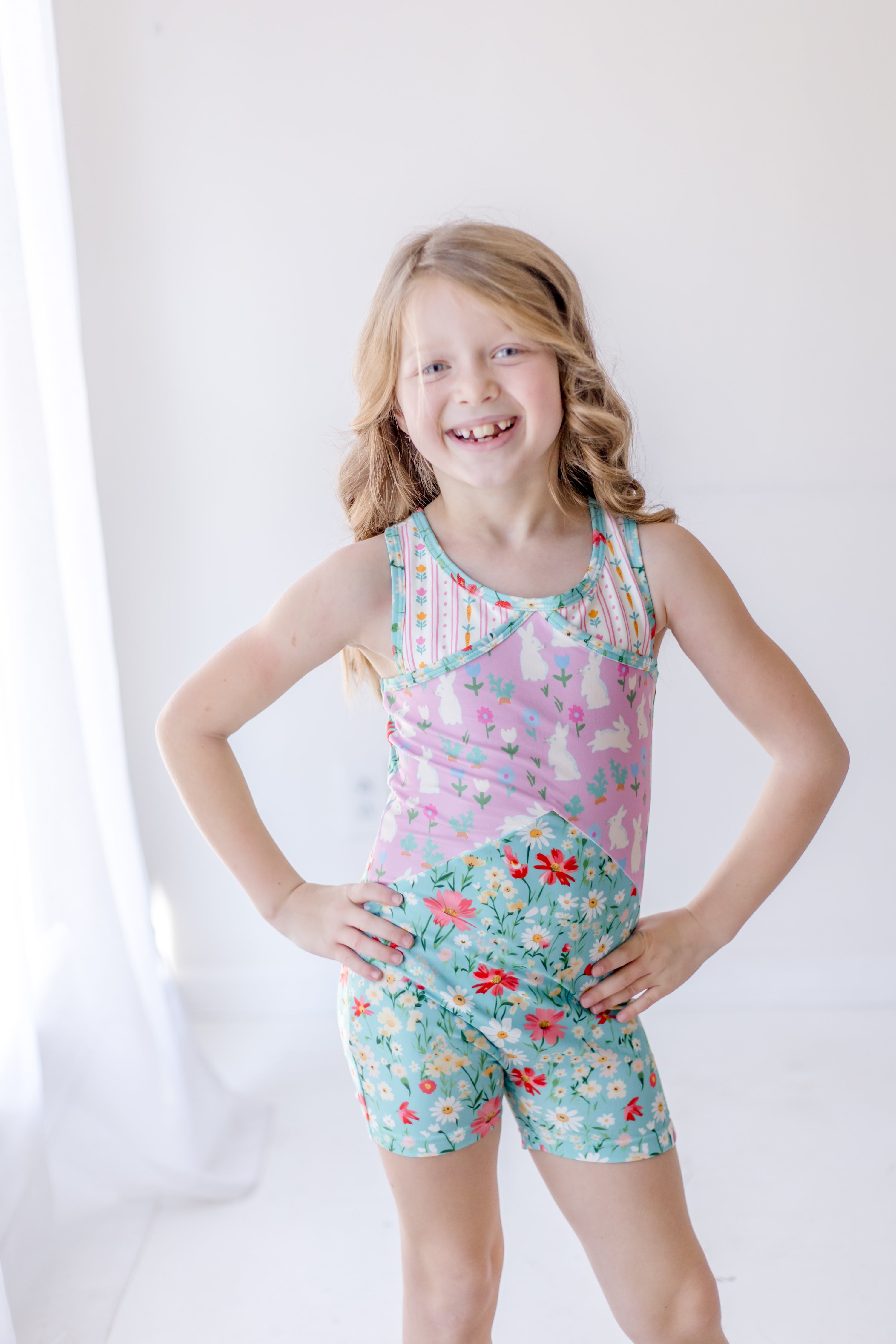 Bella Unitard - Bunny Patch (Pre-Order)