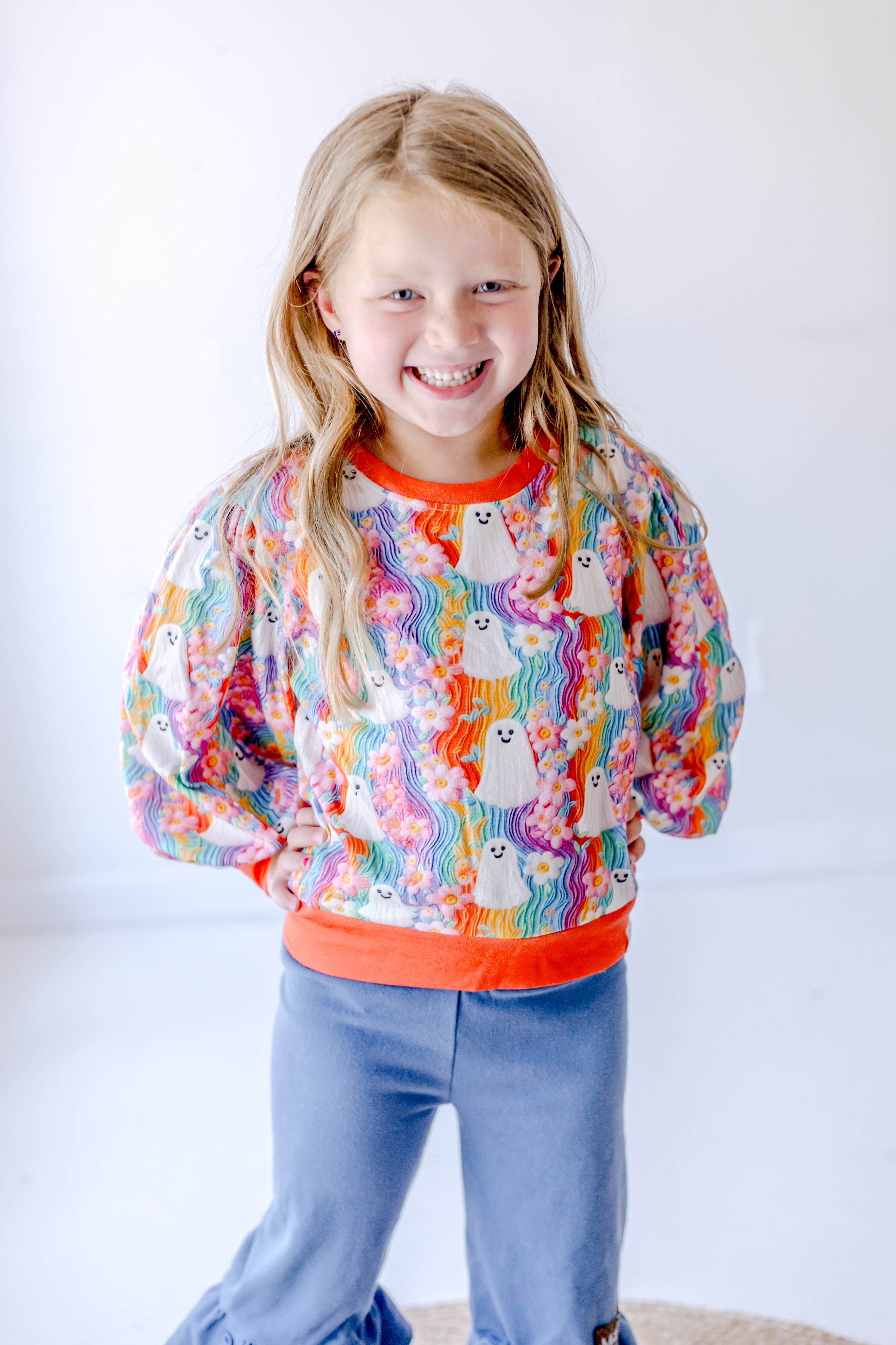 Opal Puff Sleeve Sweater - Boo-tiful Spirits