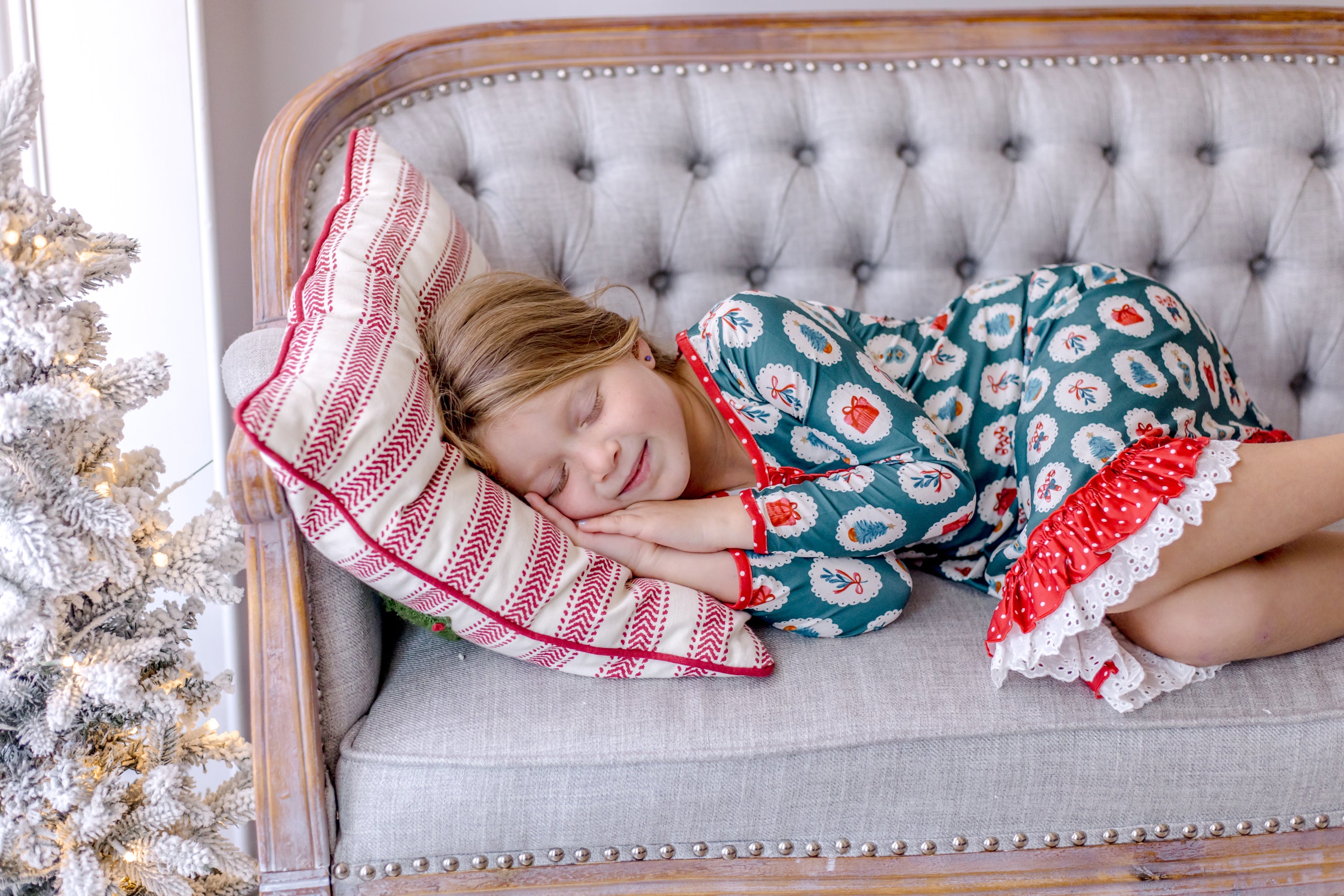 Loungewear Gown - Enchanted Evergreen