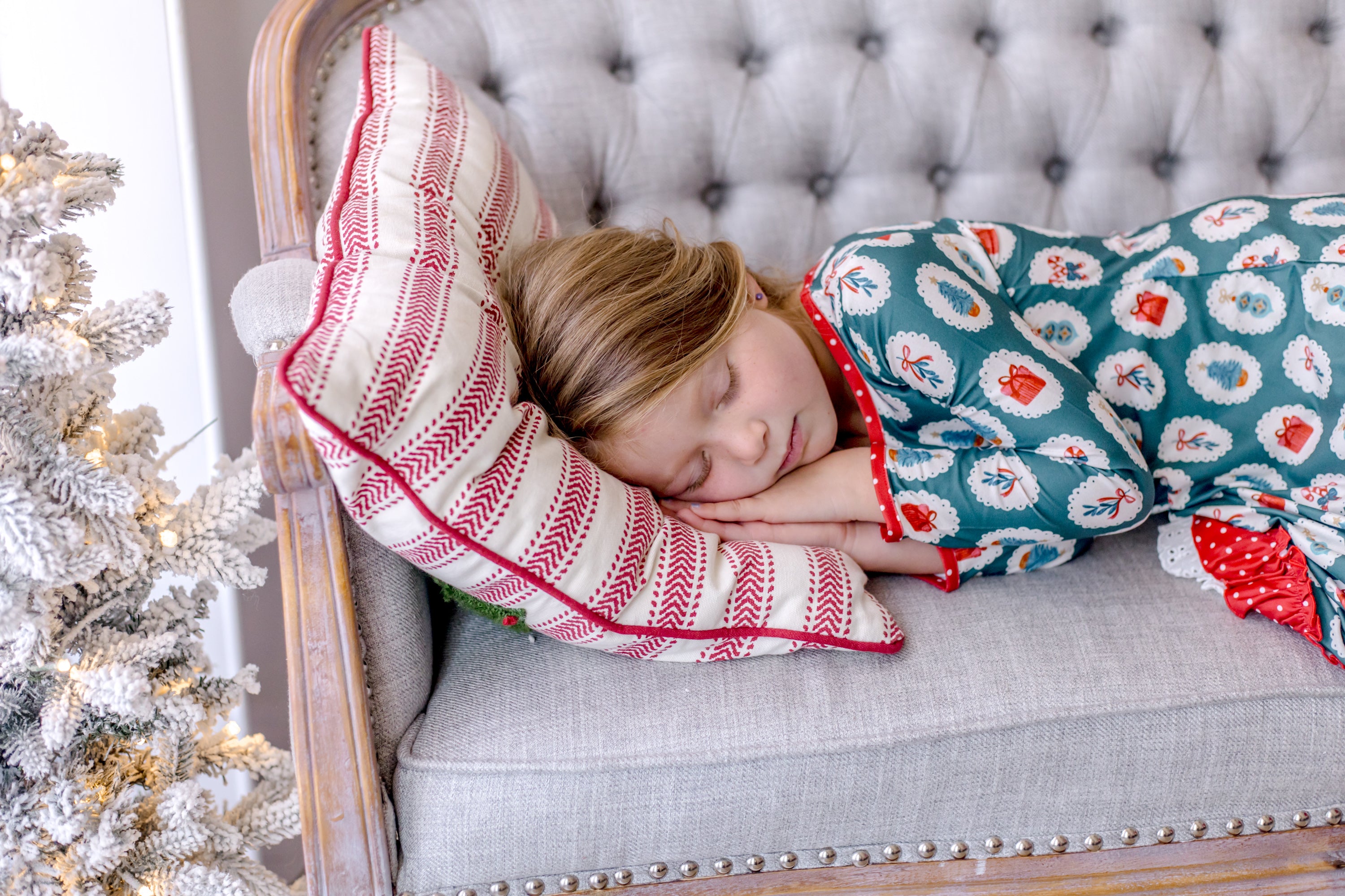 Loungewear Gown - Enchanted Evergreen
